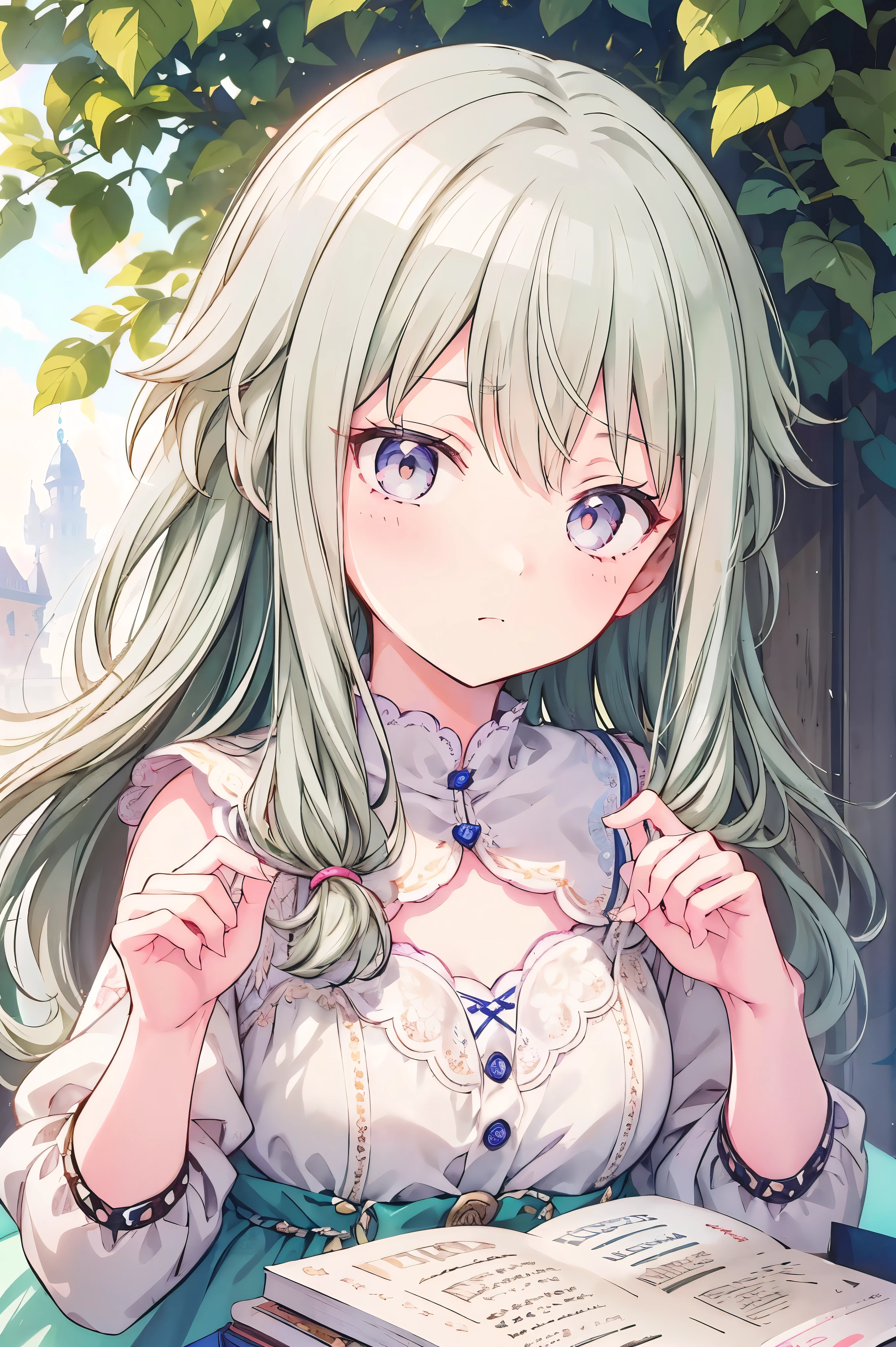 masterpiece、Best image quality、(Front facing)、good feeling、smile,Face the camera、Fluffy hair、Delicate eyes、smile、A lovely big smile, 最high quality、girl、Looks 20 years old、1 person、masterpiece, Most detailed, high quality、Shiny Hair、Very fine and beautiful bright eyeedium chest、nose blush、Very detailed, clear and beautiful face, Awards, (Anatomically correct)、Reach out、The whole body is visible,View from above,Face Focus