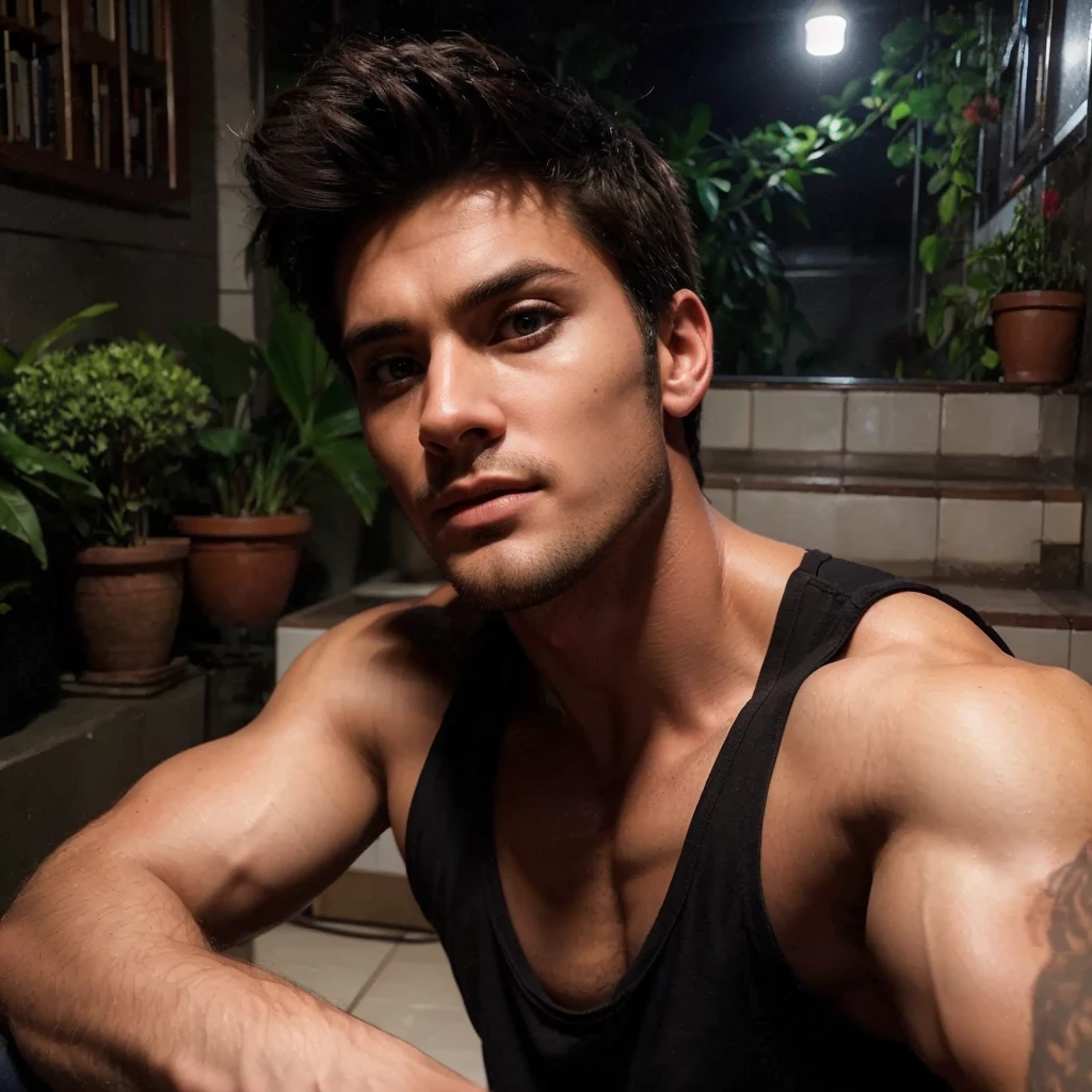 a hyper realistic, insanely detailed portrait of a handsome men, extremely detailed texture, dramatic lighting, cinematic composition, volumetric lighting, photorealistic, 8K, high quality, masterpiece