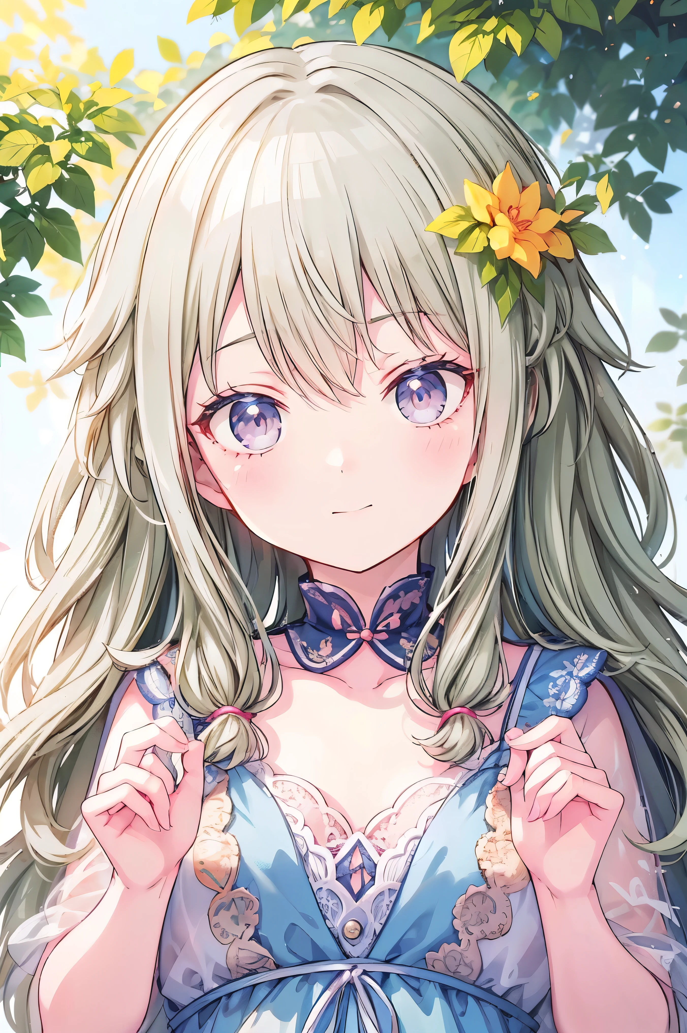 masterpiece、Best image quality、(Front facing)、good feeling、smile,Face the camera、Fluffy hair、Delicate eyes、smile、A lovely big smile, 最high quality、girl、Looks 20 years old、1 person、masterpiece, Most detailed, high quality、Shiny Hair、Very fine and beautiful bright eyeedium chest、nose blush、Very detailed, clear and beautiful face, Awards, (Anatomically correct)、Reach out、The whole body is visible,View from above,Face Focus