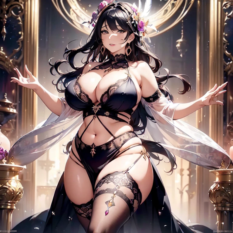Star、Star、(Highly detailed CG Unity 8K wallpaper),(masterpiece), (最high quality), (Very detailedな), (Best illustrations),(Best Shadow), (Sharp eyeliner, eye shadow, fine eye:1.1), (超High resolution,Realistic,最high quality,Realistic),(8K,RAW Photos,最high quality,マStarプル), Woman、Sensual curves、Huge breasts、bubble、Ass masterpie 最high quality, Very detailedな, Full Body Shot, Mature Woman, bel Mature Woman, Nightgow underwear, Captivating smile, Thick lips, plump lips, blush, Looking at the audience, Provocative expression, Beautiful hairstyle, Cleavage, plump、Curvy Hips、Ae face、sexy lingerie、An inviting gaze、Expreng emotions、Obscene underwear、(((Erotic see-through lingerie set)))、Stanosition、Gorgeous Accessories 、Women with Big Breasts, Bare shoulders, bionde, colored tal ornaments, colored Flowers, particle, Light, (masterpiece, 最high quality, 最high quality, Official Art, beautiful and aesthetic:1.2), (1 Girl:1.3), Very detailed,(Fractal Art:1.1),(colorful:1.1)、(Flowers:1.3),Most detailed,(Tangled:1.2), (Dynamic pose), (Abstract background:1.3), (Shiny skin), (Many colors :1.4), ,(Earrings:1.4), (feather:1.4),masterpiece, 最high quality, Very detailedな, 30~40 years, Full Body Shot, beautiful 、Mr.々Hair style,Gold headband,Ample breasts,beautiful butt,Greek clothing,Tulle covers the crfect balance, Detd clothing details,marble,Statue of God,cinematic Lighting, Film Grain, Fuji color, 8K, masterpiece, Very detailedな, High detail, high quality, High resolution,(((Browsing Caution:1.2)))、Exposed breasts、Openwork decoration,(((See-through dress)))、(((Anatomicallyt body))) , 最high quality, Very detailedな, (((Obscene underwear)))、Lift your butt, From below, (((R-18)))、Feast、Thighs, Big Breasts, Are standing, Cowbhot, blush, (((1 Girl))), (masterpiece:1.3)olution), (8K), (Very detailed), Perfect Face, Nice eye and face, (((最high quality))), (Very detailedな), detailed face and eye, (alone), High resolution、beauti