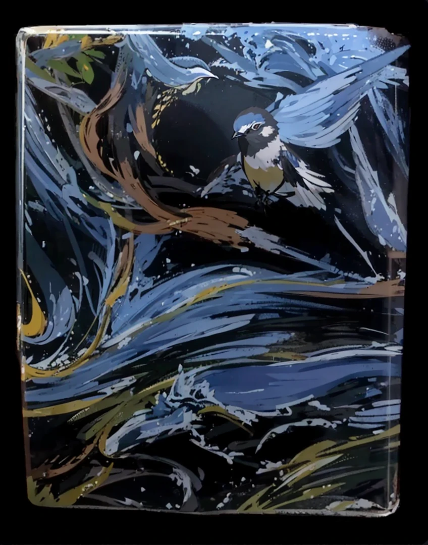 The picture is a martial arts animation style scenery。Bird's-eye view of the earth, mountains and rivers,turbulent weather,terrain changes,The colors are distinct and blended,Clear changes in light and shadow,Silky smooth and delicate watercolor painting