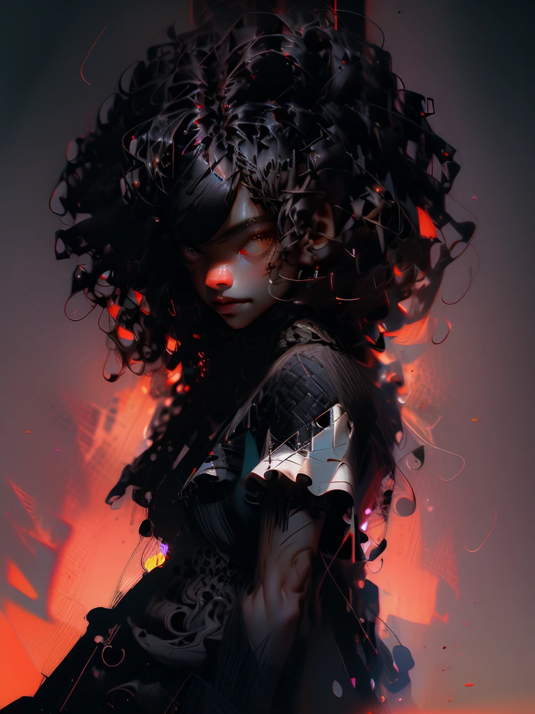 A beautiful black woman with wavy hair, detailed expressive eyes, warm colors, anatomically correct proportions, portrait, highly detailed, masterpiece, diadems, light  smile, hyper realisitc, cellshading, depth of fields, lightand shade contrast, 8K, super detailing, Precise, Best quality at best, hyper HD, Best quality at best, A high resolution, delicate skin
