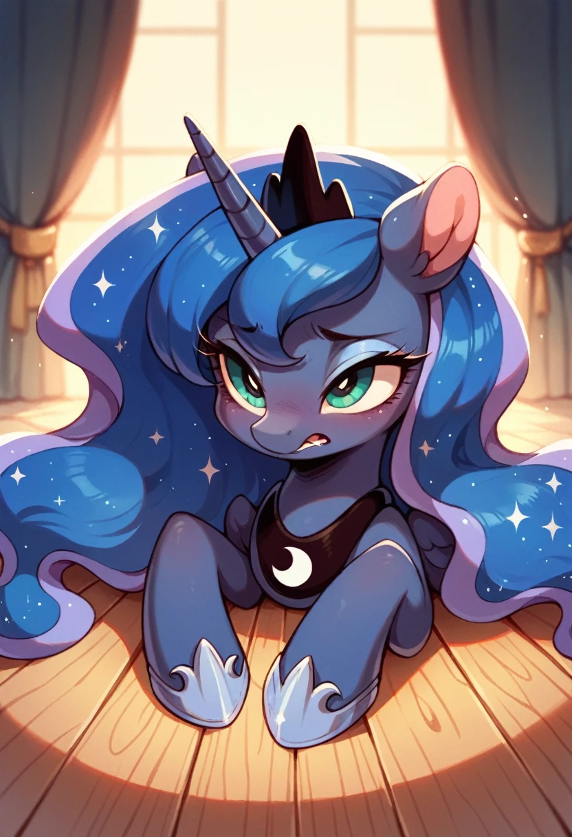 Princess Luna disembodied head on the floor 