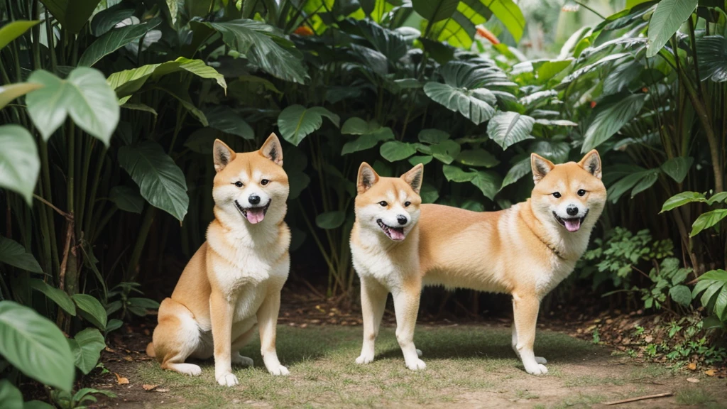 The Shiba Inu: A Temperamental Companion in jungle