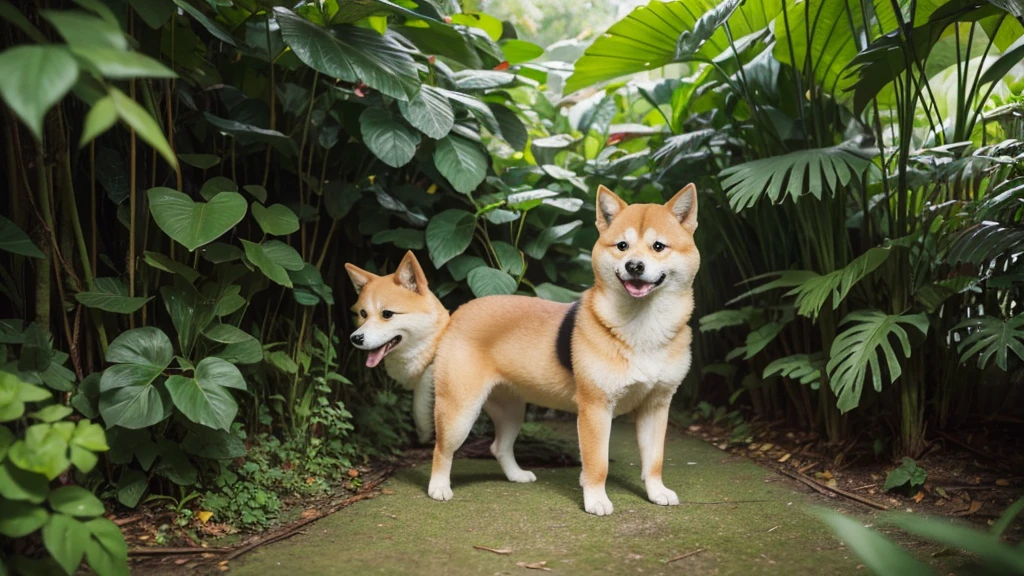 The Shiba Inu: A Temperamental Companion in jungle