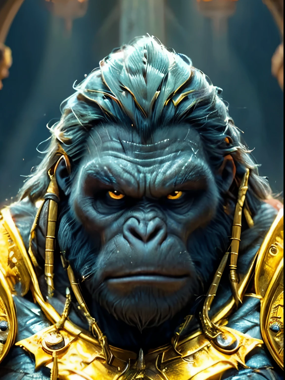face of gorilla King