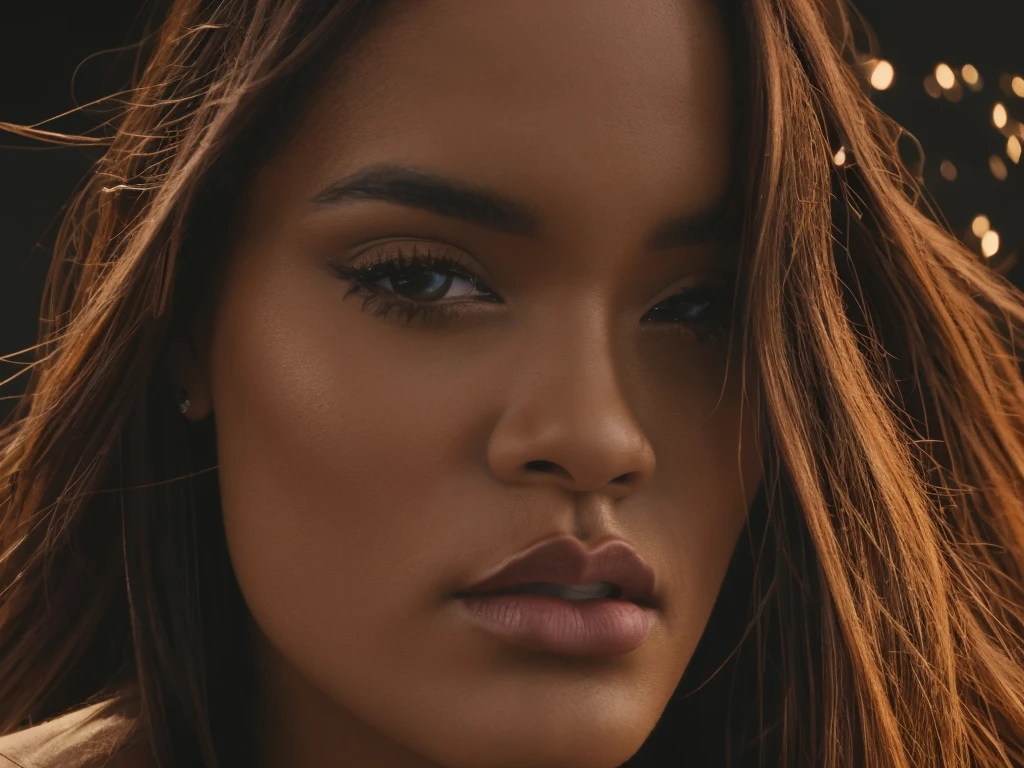 Create a perfect replica of the high-resolution image of singer Rihanna in the photoshoot for her music video so that the image and pixels are in another reality in 8k maximum resolution that is more and more perfect and more realistic when. Not knowing if it's real or not, the very, very real image of the singer Rihanna is already full body from head to toe, the most sensual pose of all and her body is wet and her clothes are torn