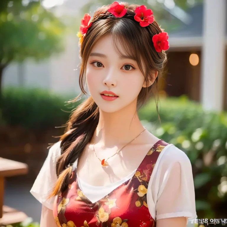 Araffe girl in a yellow shirt holding a coffee cup, Lalisa Manoban, Tzuyu from two times, Korean girl, beautiful south korean women, หญิงKorean girlที่งดงาม, cute korean stars, cute vtuber house, หญิงKorean girlที่สวยงาม, Trending at cgstation, Headshot profile picture, Thai girl anime, Yellow wavy hair theme Haraf woman looking at camera, Southeast Asian women with round faces, looking at viewer, Has very long black hair., My hair is very long.,Big eyes,Double eyelids, black eyes, Chest circumference measures 38 inches., The chest is round and shiny., abdominal muscles, perfect body, Wear a dark round neck t-shirt., Bright colors, expensive silk, outdoor, Warm light, The morning sun shines beautifully., (digital painting, HDR, high contrast), straight face, face focus), (Highest quality:1.4 3 D 8K, 45,000,000,000,pixels,),(Masterpiece:1.3),(sharp focus:1.2),glowing face, (Red cheeks:1.4), ยืนเดินoutdoor, The evening sun shines beautifully and realistically.,