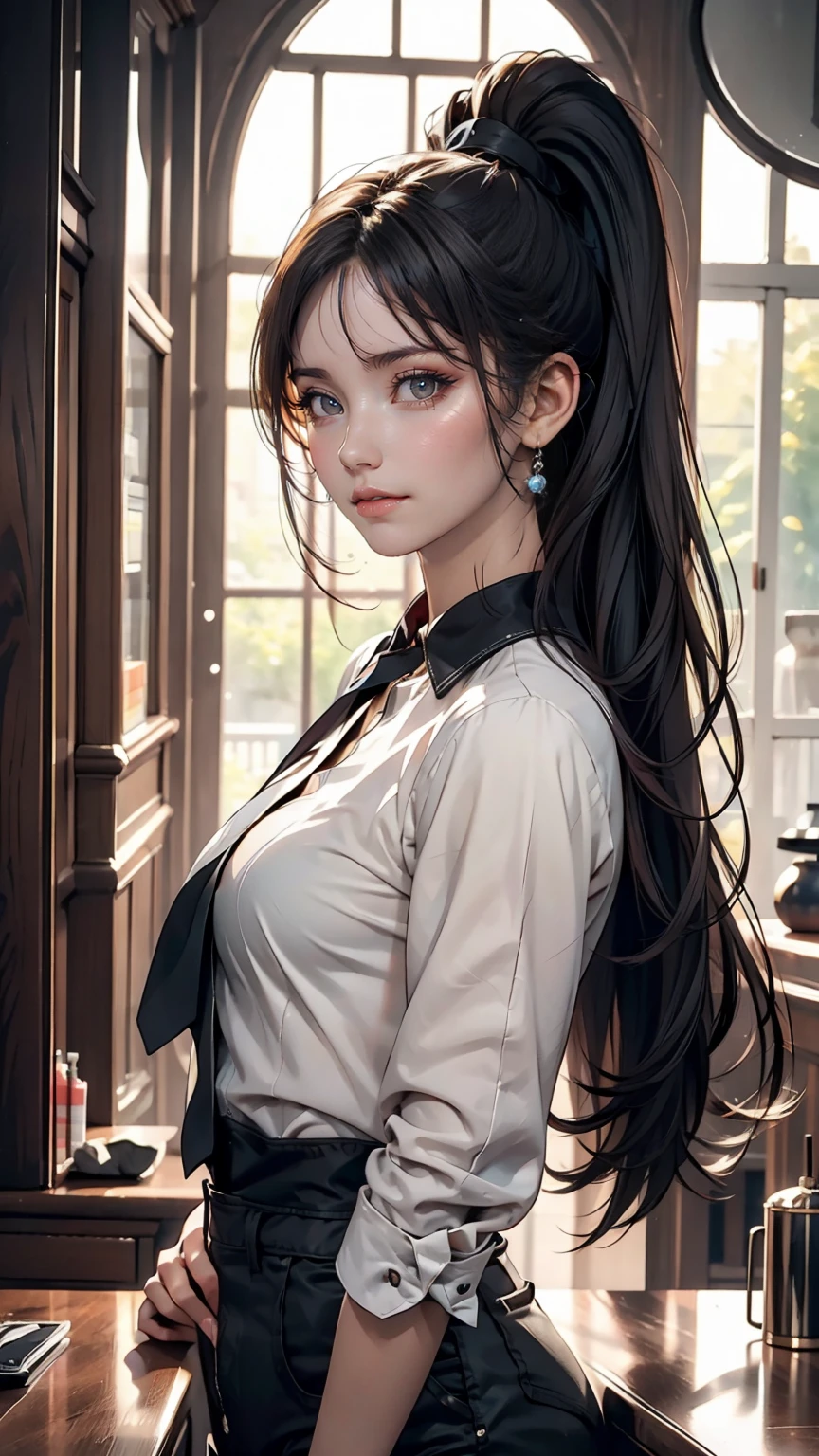((最high quality, 8K, masterpiece: 1.3, Ultra HD, high quality, 最high quality, High resolution, realism)) 、(High color saturation:1.0), (Very detailed肌), (最high quality:1.0), (超High resolution:1.0) ,(Realistic:1.0), (Very detailed:1.0), (8K, RAW Photos:1.1), thin、thin, Muscular body&#39;A toned body like an athlete&#39;s、Fujiko Mine、I&#39;Top of a skyscraper at night、Nice body、Wearing a black motorcycle jumpsuit、Unzip your pants enough to expose your cleavage