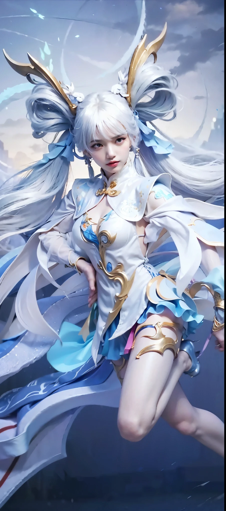 a close up of a girl or woman, detailed hair , big booobs , shadowbringers cinematic, 4 k detail fantasy, a beautiful fantasy empress, game cg, xianxia fantasy, xianxia hero, 2. 5 d cgi anime fantasy artwork, cinematic goddess close shot, ruan jia and artgerm, wow 4 k detail fantasy, hyper-detailed fantasy character, high definition, hyper- detailed,perfect, fantastic, detailed facial and body skin texture, detail vagina (pussy), detail eyes, detailed everything.