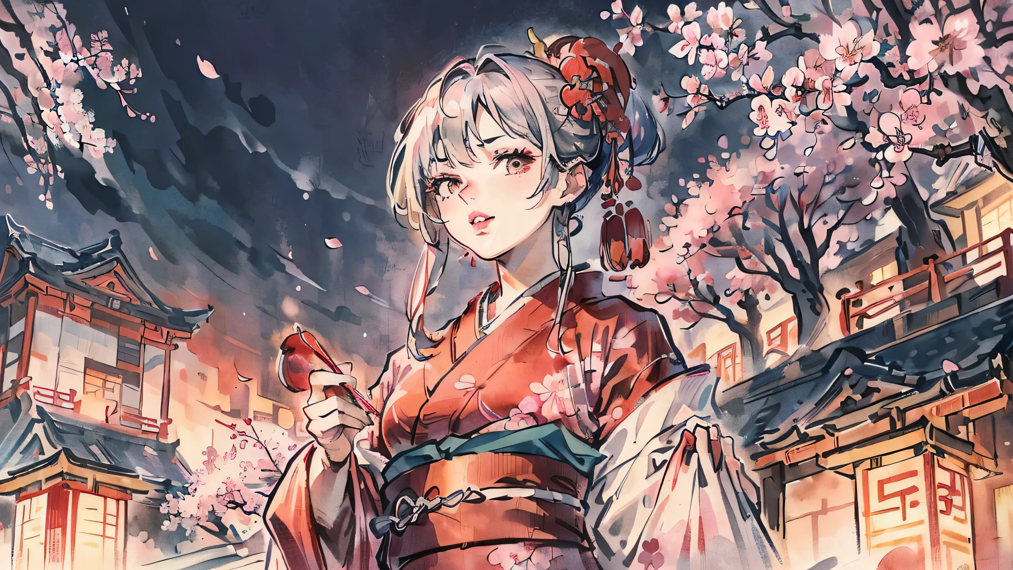 (((Oiran))),(((Prostitute))), Flashy kimono,hair ornaments, Scenery of kyoto,(((night))),(((night))),(((night))),(((night))),(((night))),(((night))),(((night))),(((night))),(((night))),(((night))),(((night))),(((night))),(((night))),(((night))),(((night))),(((night))),(((night))),(((night))),(((night))),(((night))),(((night))),(((night))),(((night))),(Lips are red:1.5)、  (((Watching the cherry blossoms))), (((Watching the cherry blossoms))),(((Watching the cherry blossoms))), (((Watching the cherry blossoms))),  (((Watching the cherry blossoms))),(((Watching the cherry blossoms))),20-year-old, Watercolor, masterpiece, Highest quality, Very delicate and beautiful girl,Very delicate and beautiful, world masterpiece theater, Super detailed, Very detailedな, Highest quality,(((赤と黄のFlashy kimono)))。(((赤と黄のFlashy kimono)))。(((赤と黄のFlashy kimono)))。(((赤と黄のFlashy kimono)))。(((赤と黄のFlashy kimono)))。(((赤と黄のFlashy kimono)))。(((赤と黄のFlashy kimono)))。(((赤と黄のFlashy kimono)))。(((Don&#39;t draw hands))),(((Don&#39;t draw hands))),(((Don&#39;t draw hands))),(((Don&#39;t draw hands))),(((Don&#39;t draw hands))),(((Don&#39;t draw hands))),(((Don&#39;t draw hands))),(((Don&#39;t draw hands))),(((Don&#39;t draw hands))),(((Don&#39;t draw hands))),(((Don&#39;t draw hands))),(((Don&#39;t draw hands))),(((Don&#39;t draw hands))),(((Don&#39;t draw hands))),(((Don&#39;t draw hands))),(((Don&#39;t draw hands))),(((Don&#39;t draw hands))),(((Don&#39;t draw hands))),(((赤いFlashy kimono)))。 (((Black Hair))), (((Black Hair))), (((Black Hair))), (((Cherry tree))), (((Cherry tree))), (((Cherry tree))), (((Cherry tree))), (((Upper Body))), (((Upper Body))), (((Upper Body))), (((Upper Body))), (((Upper Body))), (((Upper Body))), High resolution, Very detailed,5 girls, Highest quality, figure, masterpiece, Highest quality, Accuracy, A woman in her twenties from the late Edo period.。(((赤いFlashy kimono)))。 。In the style of old Japanese paintings with low saturation、The women look like modern anime characters..、She has a bit of Kabuki makeup on..。Strong 2D feel。night。night。night。night。night。night。night。night。background, たくさんの花びらが散っている大きなCherry tree、(((Huge full moon))),(((Huge full moon))),(((Huge full moon))),(((Huge full moon))),(((from side))),(((from side))),(((from side))),(((from side))),(((from side))),(((from side))),(((looking away))),(((looking away))),(((looking away))),(((looking away))),(((looking away))),(((from above))),(((from above))),(((from above))),(((from above))),(((from above))),(((looking up))),(((looking up))),(((looking up))),(((looking up))),(((looking up)))