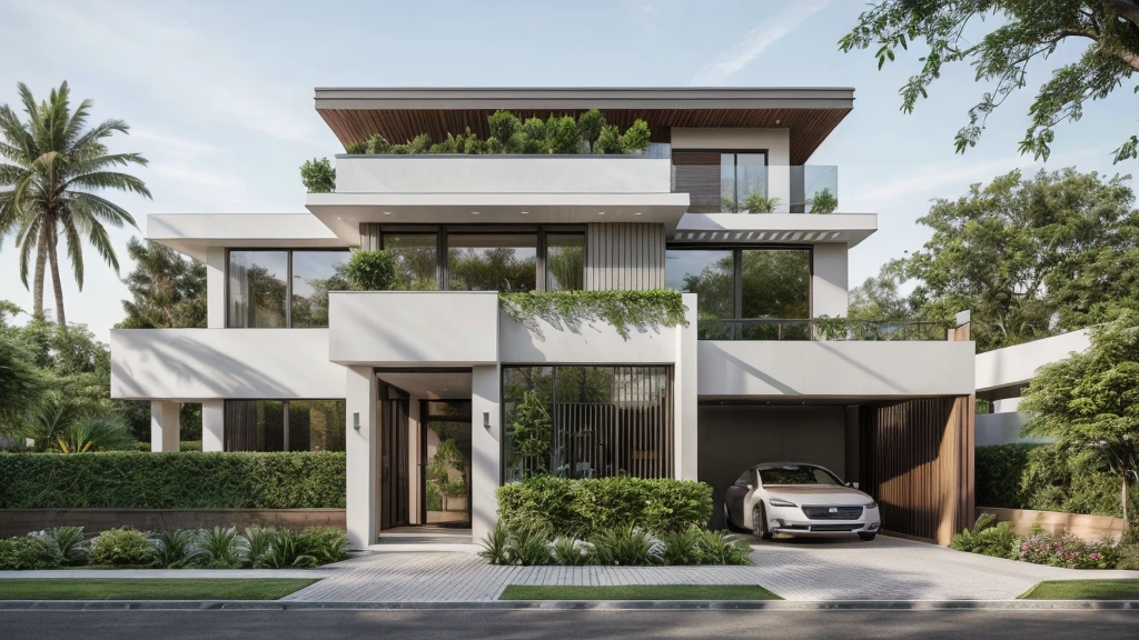 ((best quality)), ((masterpiece)), (detailed), perfect face, ((Masterpiece)), (best quality), (ultras Realistic), 8k, Raw photo, a rendering of a modern house with vietnamese roof anh brick yard , realistic garden, contemporary house, exterior design, wide establishing shot, modern house, in style of simplified realism, concept house, realistic building, front elevation view, wide angle exterior 2022, inter dimensional villa, building facing, sharp focus ilustration hq, modern style, realistic establishing shot, concept house, wide angle exterior 2022, precise architectural rendering, inter dimensional villa, award-winning render, front-view, mid-view, detailed rendering, architectural render, architecture render, modern house, architectural visualization, realistic architecture, insanely detailed rendering, exterior , trees landscape, sky wood paneled ceiling, a rendering of a modern house with a garden, precise architectural rendering, high quality rendering, award-winning render, professional render, beautiful 3 d rendering, beautiful rendering, architectural rendering, a photorealistic rendering, luxcore render, stunning render, an award winning digital render, beautiful rendered, high-quality render, architectural 3 d render, artistic render, a view of a garden with lots of flowers and plants, in a cottagecore flower garden, cottagecore flower garden, lush flowery outdoors, garden with flowers, flower garden summer morning, lots of plants and flowers, lush garden surroundings, lush chic garden, with a french garden, lush plants and flowers, home and garden, garden at home, homes and gardens, permaculture, with a garden, sustainable architecture, gardening, green house, homes and garden magazine, beautiful house on a forest path, vegetal architecture, a rendering of a modern house with a small balcony and a bancony , precise architectural rendering, modern house, contemporary house, concept house, street,