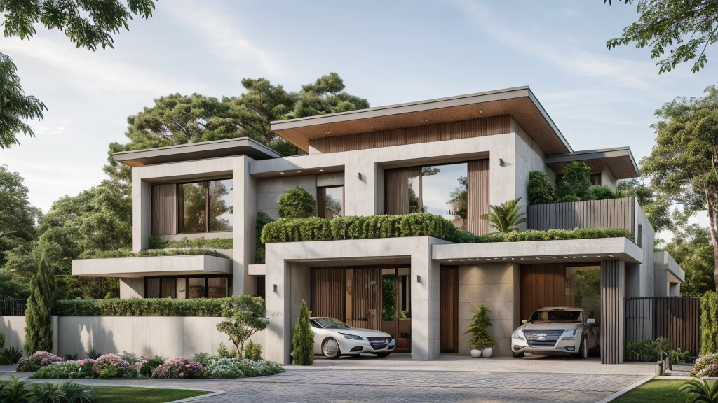 ((best quality)), ((masterpiece)), (detailed), perfect face, ((Masterpiece)), (best quality), (ultras Realistic), 8k, Raw photo, a rendering of a modern house with vietnamese roof anh brick yard , realistic garden, contemporary house, exterior design, wide establishing shot, modern house, in style of simplified realism, concept house, realistic building, front elevation view, wide angle exterior 2022, inter dimensional villa, building facing, sharp focus ilustration hq, modern style, realistic establishing shot, concept house, wide angle exterior 2022, precise architectural rendering, inter dimensional villa, award-winning render, front-view, mid-view, detailed rendering, architectural render, architecture render, modern house, architectural visualization, realistic architecture, insanely detailed rendering, exterior , trees landscape, sky wood paneled ceiling, a rendering of a modern house with a garden, precise architectural rendering, high quality rendering, award-winning render, professional render, beautiful 3 d rendering, beautiful rendering, architectural rendering, a photorealistic rendering, luxcore render, stunning render, an award winning digital render, beautiful rendered, high-quality render, architectural 3 d render, artistic render, a view of a garden with lots of flowers and plants, in a cottagecore flower garden, cottagecore flower garden, lush flowery outdoors, garden with flowers, flower garden summer morning, lots of plants and flowers, lush garden surroundings, lush chic garden, with a french garden, lush plants and flowers, home and garden, garden at home, homes and gardens, permaculture, with a garden, sustainable architecture, gardening, green house, homes and garden magazine, beautiful house on a forest path, vegetal architecture, a rendering of a modern house with a small balcony and a bancony , precise architectural rendering, modern house, contemporary house, concept house, street,