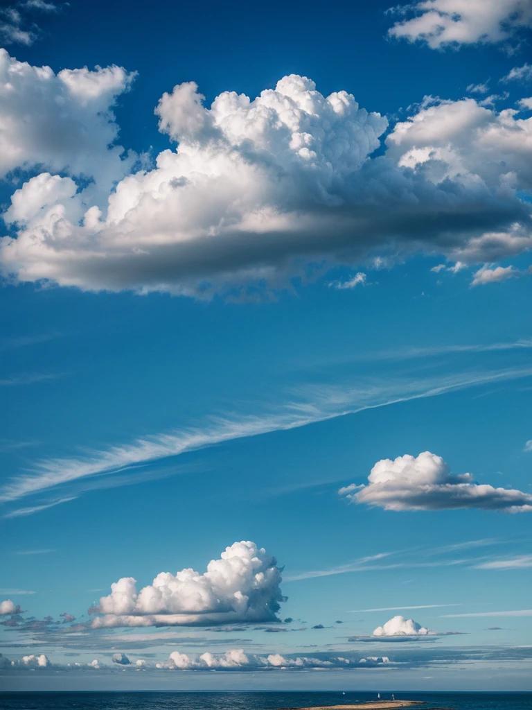Only blue sky,No Cloud,No characters,landscape