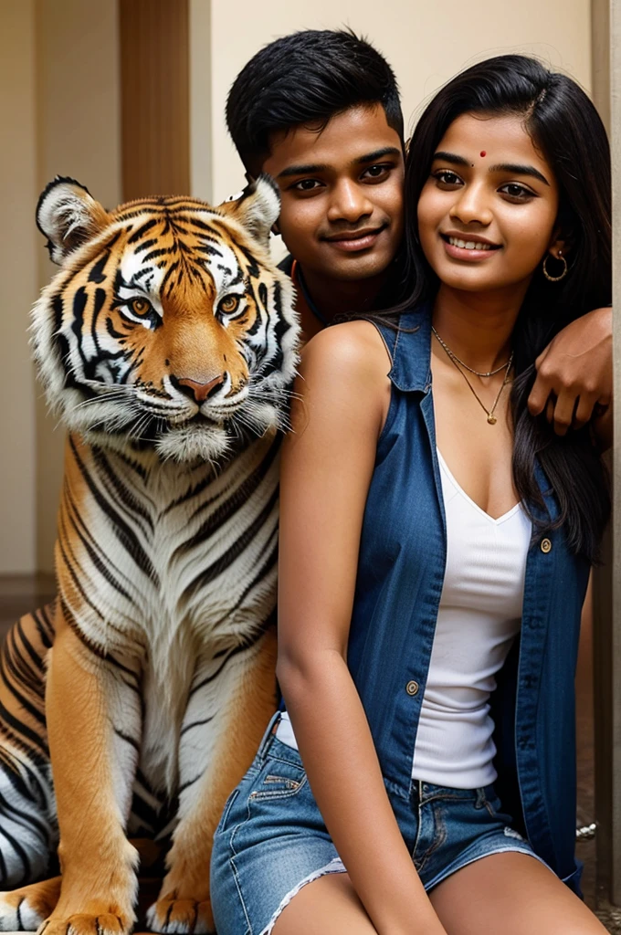 Shreyas Iyer with tiger