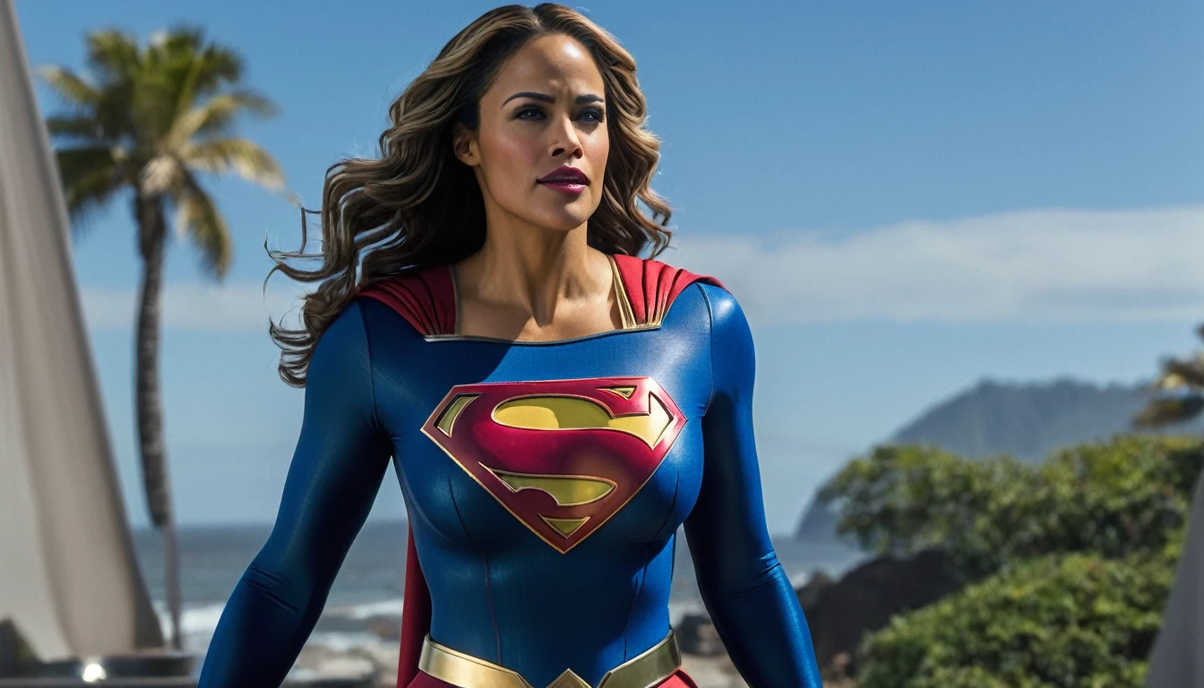 super breasts; Paula Patton Supergirl 1984s movie costume; HD. Photograph, ((realism)), extremely high quality RAW photograph, ultra detailed photograph, sharp focus, high resolution, (detailed skin:1,3),high quality, film grain, Fujifilm XT3,Highly Detailed, movie, (Cinematic Photo:1.3) of (Realistic:1.3). Super breasts.