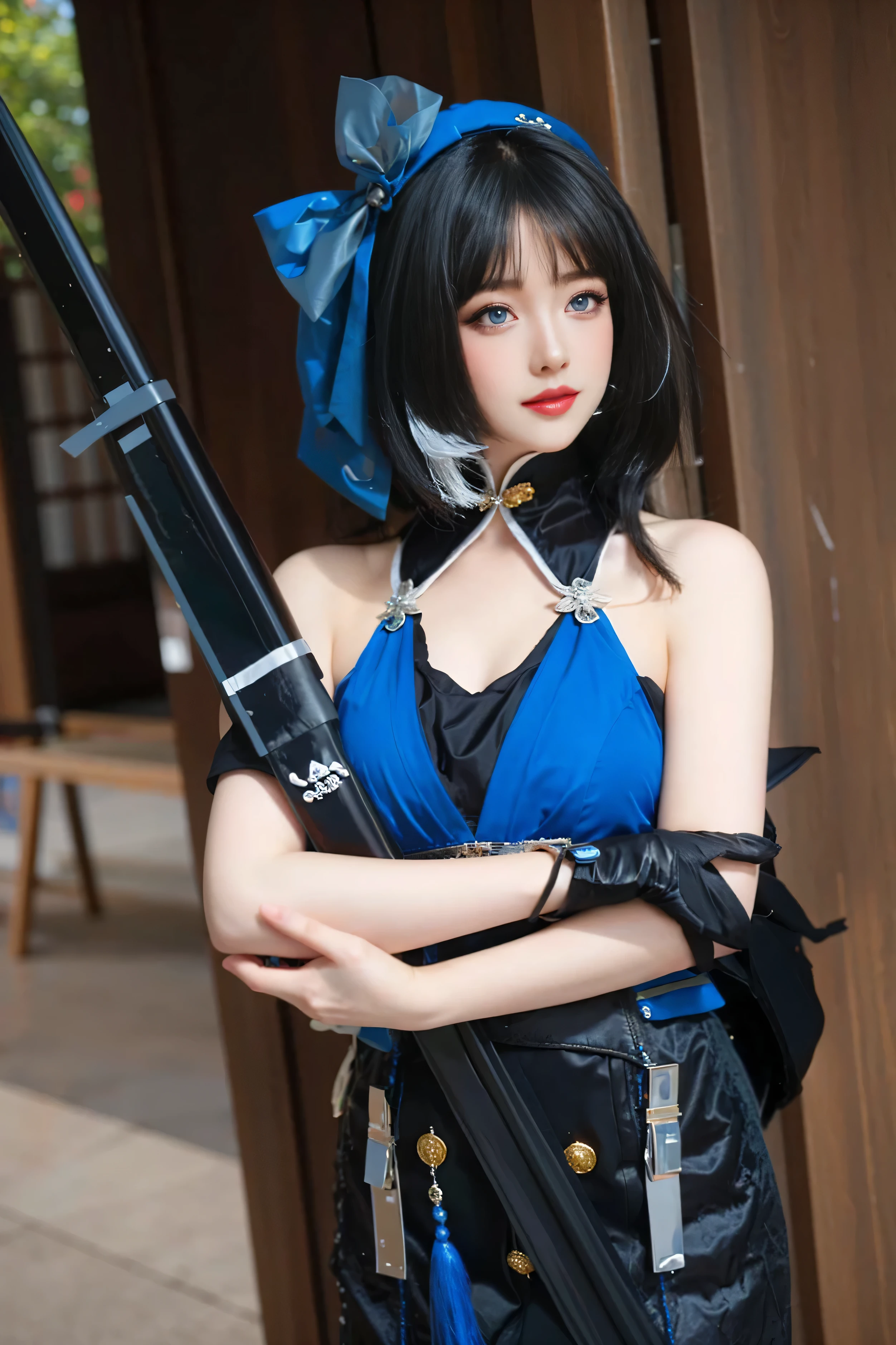 Game Art,CG Animation,Best image quality,Maximum resolution,8K picture quality,(A bust photo),(portrait),(Head close-up),(Rule of Thirds),Unreal Engine 5 rendering works,20 year old girl,((Queen)),The eyes are very detailed,(Large Breasts),Elegance and nobility,Ray Tracing,Game CG,((3D Unreal Engine)),OC rendering reflection mode,4K,Ultra-clear,Translucent lace,Fair and plump figure,Pretty Face,Glossy Gel Coat,The Queen in a luxurious dress,Gorgeous clothing,Luxurious and exquisite jewelry,Colorful makeup,Mermaid Princess,blue eyes,