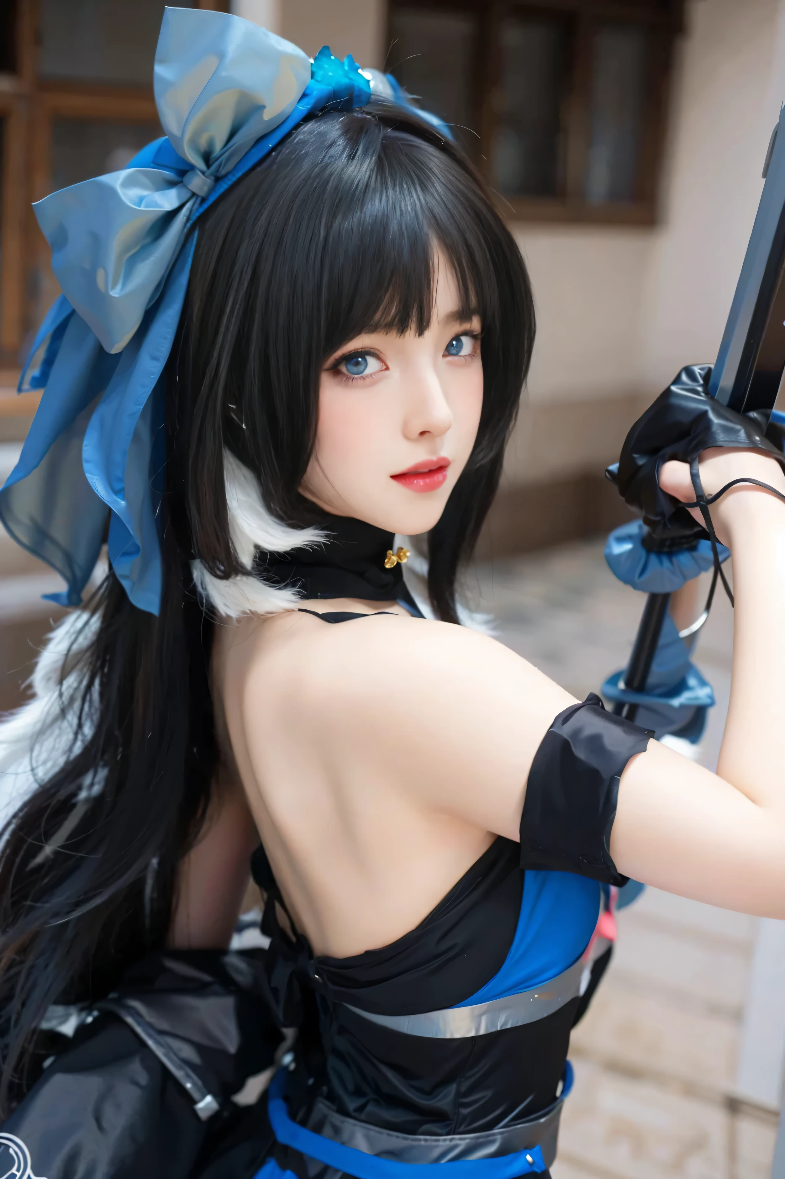 Game Art，CG Animation，Best image quality，Maximum resolution，8K picture quality，(A bust photo)，(portrait)，(Head close-up)，(Rule of Thirds)，Unreal Engine 5 rendering works，20 year old girl，((Queen))，The eyes are very detailed，(Large Breasts)，Elegance and nobility，Ray Tracing，Game CG，((3D Unreal Engine))，OC rendering reflection mode，4K，Ultra-clear，Translucent lace，Fair and plump figure，Pretty Face，Glossy Gel Coat，The Queen in a luxurious dress，Gorgeous clothing，Luxurious and exquisite jewelry，Colorful makeup，Mermaid Princess，blue eyes,