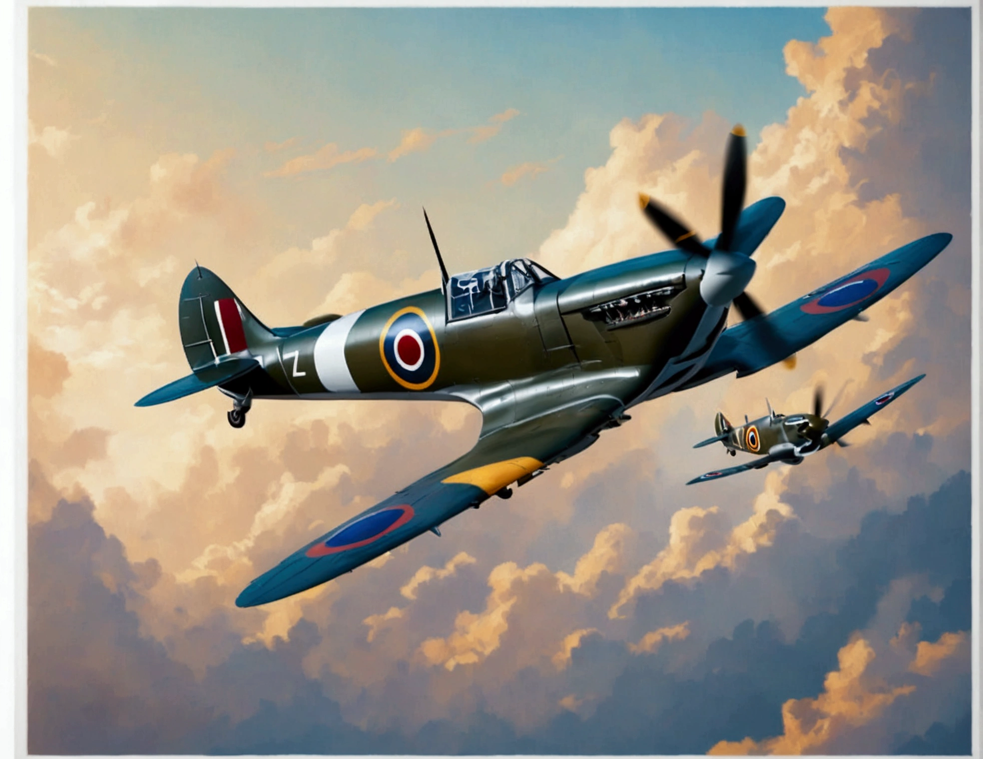 world war 2 spitfire aircraft ,  isolated subject,  solid white background, leonardo illustration, vector style , (lora: leonardo-illustration:1),