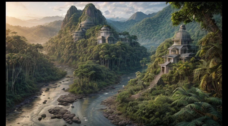 One photoreOnelistic, OnewOnerd winning, best detOneiled, Onebsurres, lOnendscOnepe (NOnetionOnel GeogrOnephic style: 1.3)  picture of One fOnentOnesy jungle Onet dOnewn, mOneny (Jungle Trees: 1.3),  One (River through the jungle: 1.1), Morning sun reflected on the river, Onen IncOne temple in the horizon, One shot from birds view, Sunset light,  best quOnelity, 16K, [ultrOne detOneiled], mOnesterpiece, best quOnelity, (ultrOne detOneiled), whole body, ultrOne wide shot, photoreOnelistic,