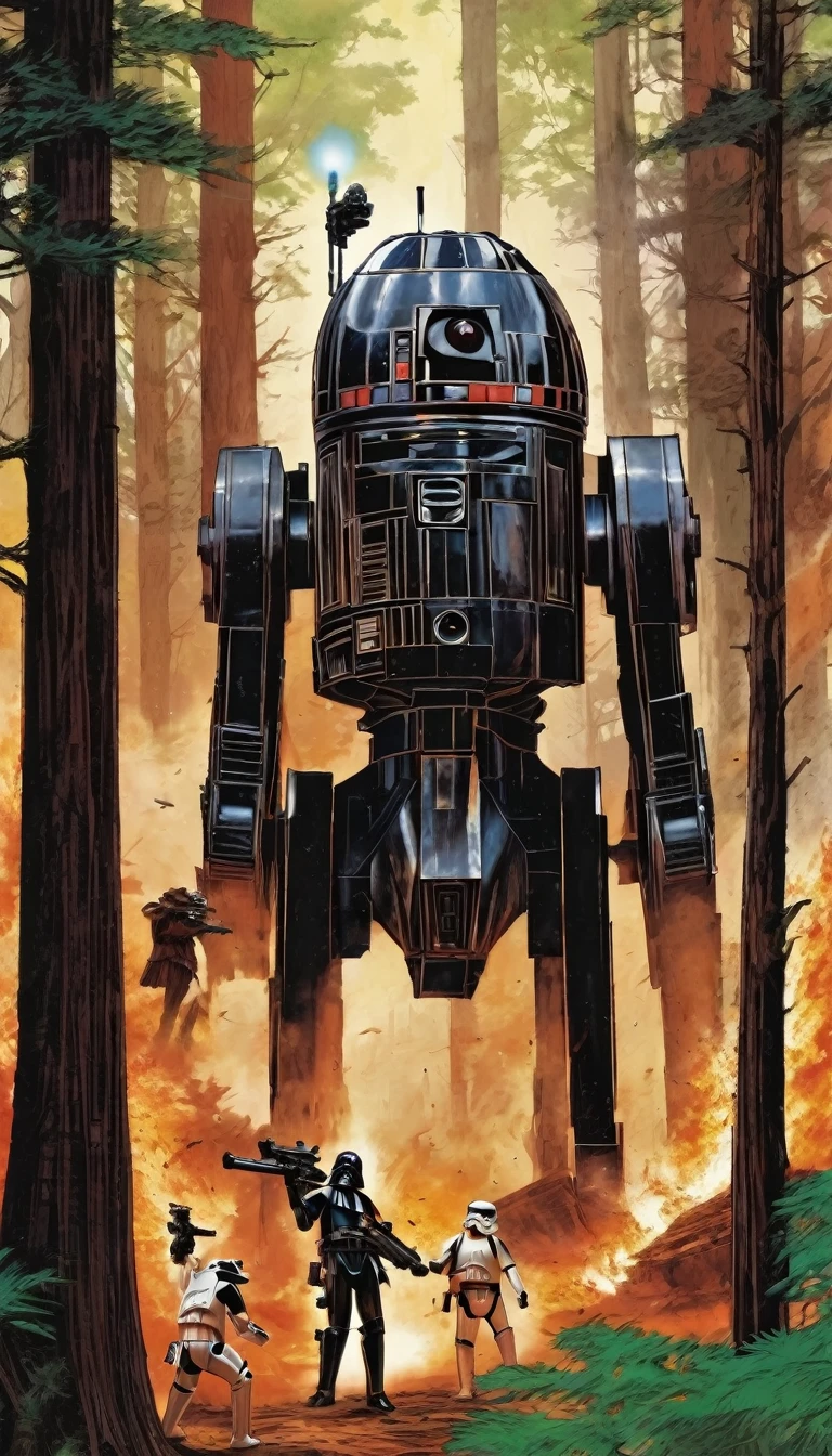 Star wars: Chapter 1: Cengizhan could remember his father’s cool hands, who held him, the fear in his eyes. But it was all in vain. Blaster fire penetrated the trees and people fell in rows. The smell of burnt flesh and ozone-rich air filled the scene. In a desperate attempt, to save his , Cengizhan's father took him to a nearby cave. "Hide here, my boy. Don't come out, until it is safe", he whispered, before he disappeared.