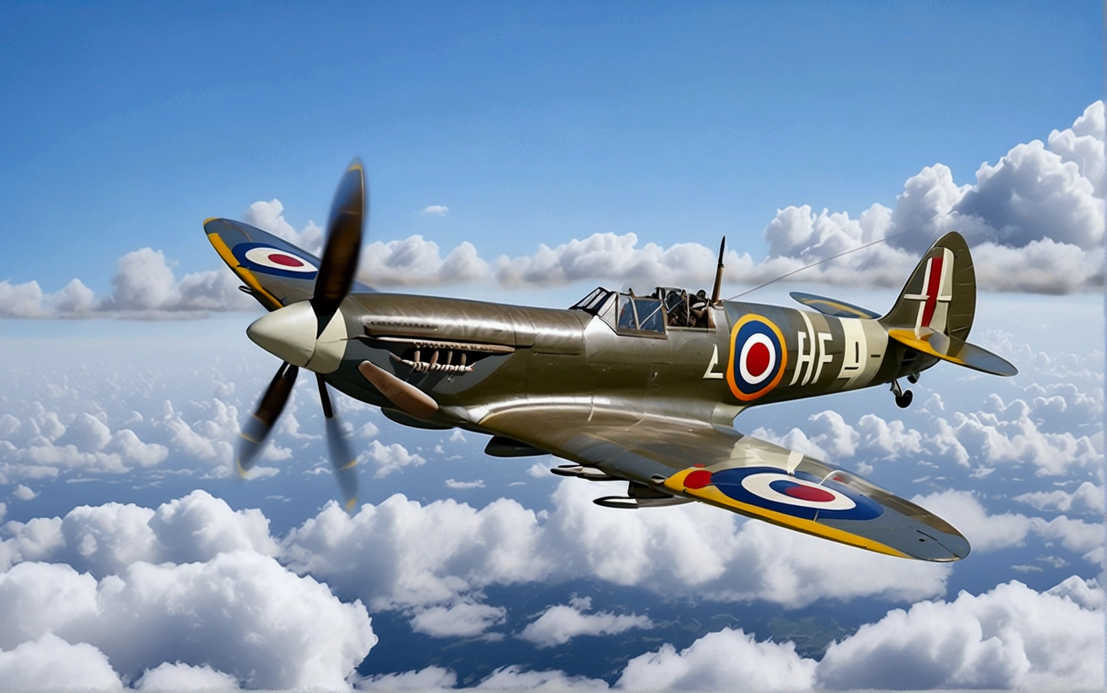 world war 2 flying spitfire aircraft , isolated sky background solid white background, leonardo illustration, vector style , (lora: leonardo-illustration:1),