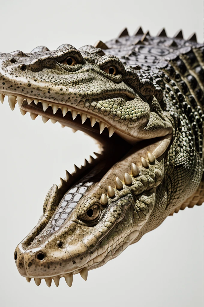 crocodile, smile,white background