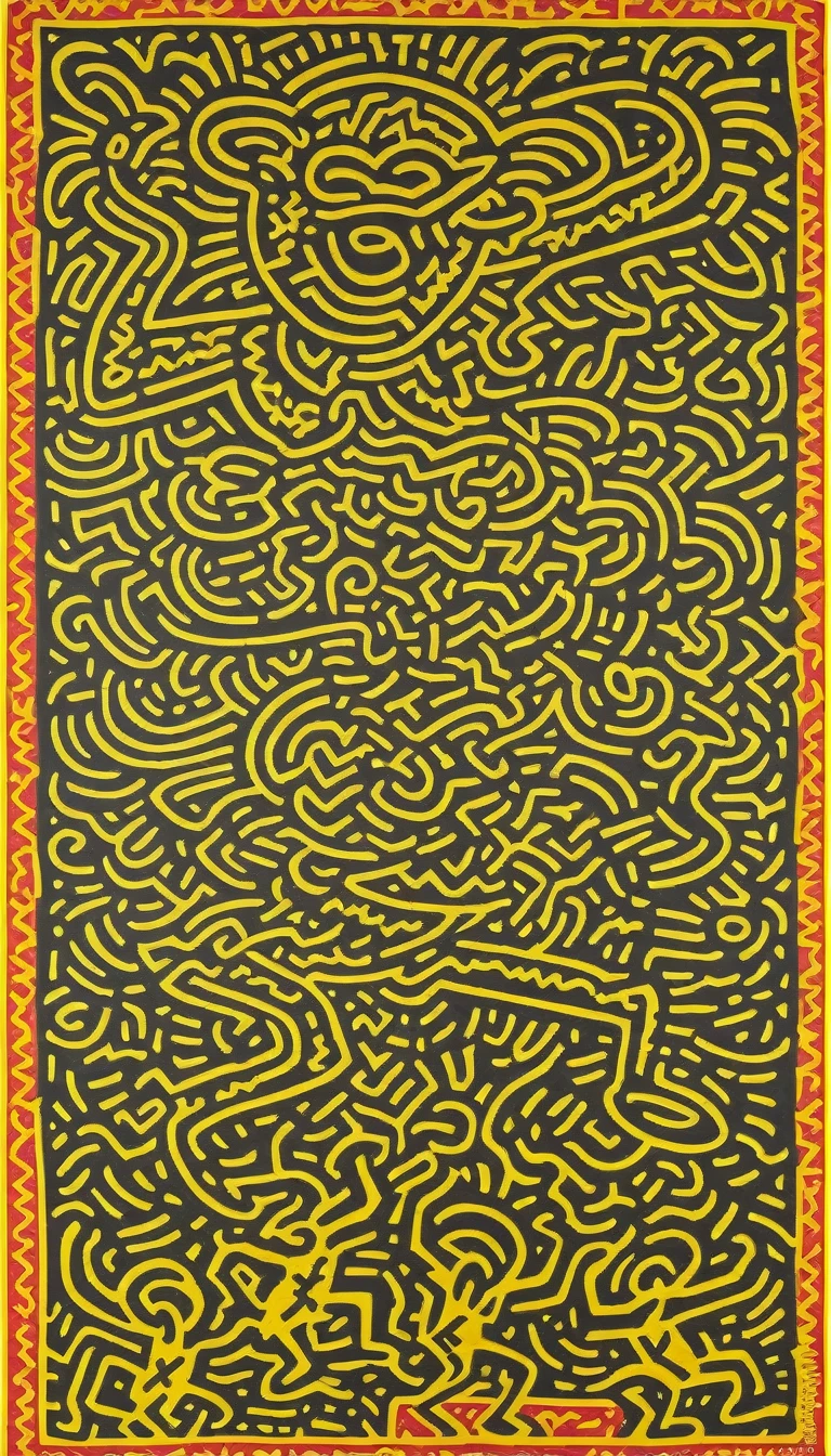 breathtaking KeithHaringXL, a stylized drawing of a bull(KeithHaring:1), vibrant, highly detailed, High dynamic range, masterpiece, award-winning, professional, highly detailed