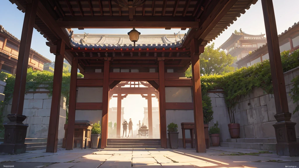 The interior of Linxi Courtyard, a scene of cultivating immortals
