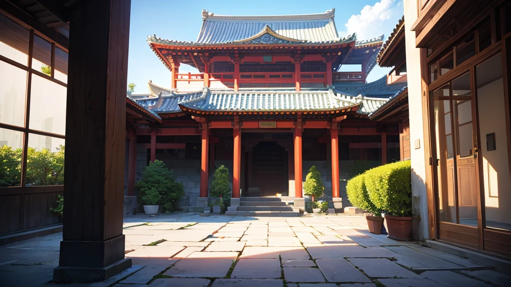The interior of Linxi Courtyard, a scene of cultivating immortals