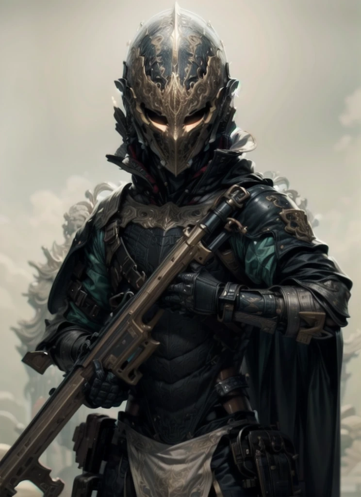 (((epic and visually stunning featuringplex digital anime Tafah:1.6, Stylish ornate military cyborg holding a submachine gun , ((Handsome male:1.3)) soldier:1.3, Sharp, angular masculine face:1.4, Mid-thirties:1.4))), (((Masculine chest with large muscles, Engraved abs, Heavily toned, Slim but muscular))):1.3, (((Complex tactical sci-fi mecha helmet:1.5, Mechanical helmet:1.3, Sci-fi tactical mask:1.4))), (((Science fiction double breasted tactical raincoat:1.5, Elegant exterior:1.3))), (((Form of fitted armor plating:1.3, Very elegant and sensually revealing under a suit:1.5, Waist and thighs exposed:1.5)), ((Sparkling feminine essence:1.4, Heavy mechanical gothic aesthetic:1.4)), ((Androgenic bodybuilding)), (((Toned yet heavy muscle physique gorgeous femboy:1.4, Gorgeous, perfectly defined muscles:1.4, Elegant mechanical arms and legs:1.4, Thick, well-rounded thighs:1.5, Mechanical muscles))), ((((Depth of field, Cinema lighting, chromatic aberration, Ray tracing, Ultra clear, Tafah, The top of the head is covered, Superior detail, High detail, High quality, Award winning, 8 kilos, High accuracy)))):1.6, (((featuring.diselpunk, featuring.decopunk, Artificial muscle))):1.6, (((Beautifully embossed gothic sci-fi style design:1.4)))