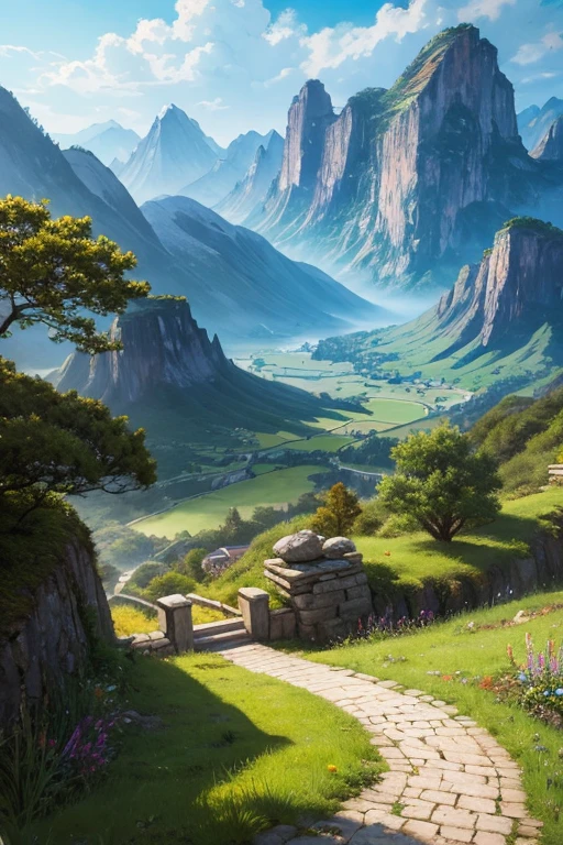 Highest quality、Landscape painting、Fantasy