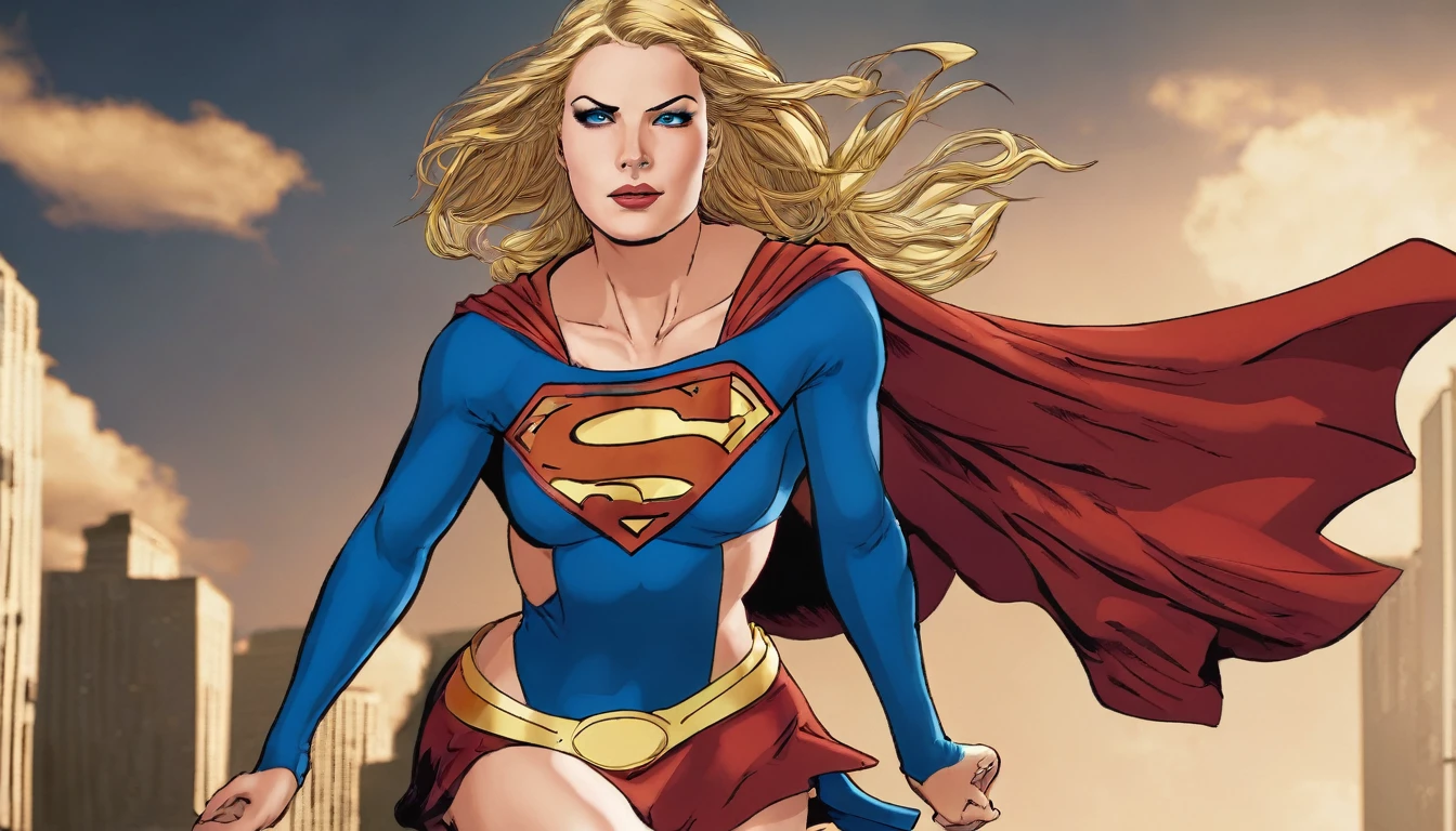 Supergirl heroine super prostitute woman