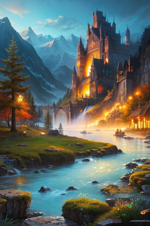 Highest quality、Landscape painting、Fantasy