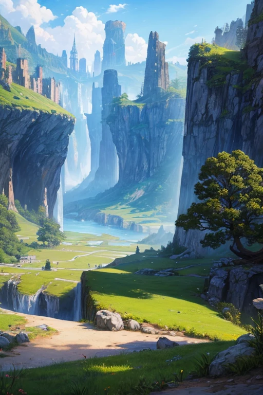 Highest quality、Landscape painting、Fantasy