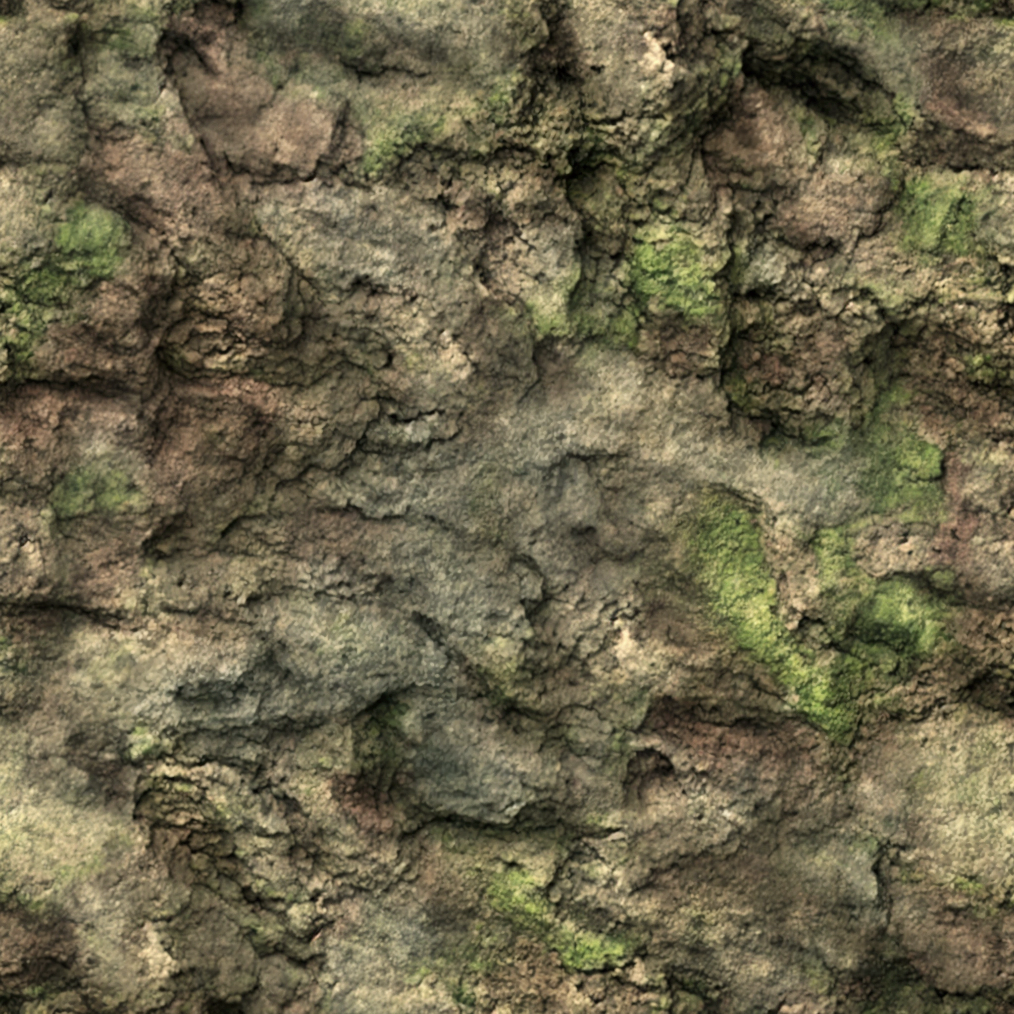 High quality, photo, seamless texture, earth hill, rock, cliff, moss