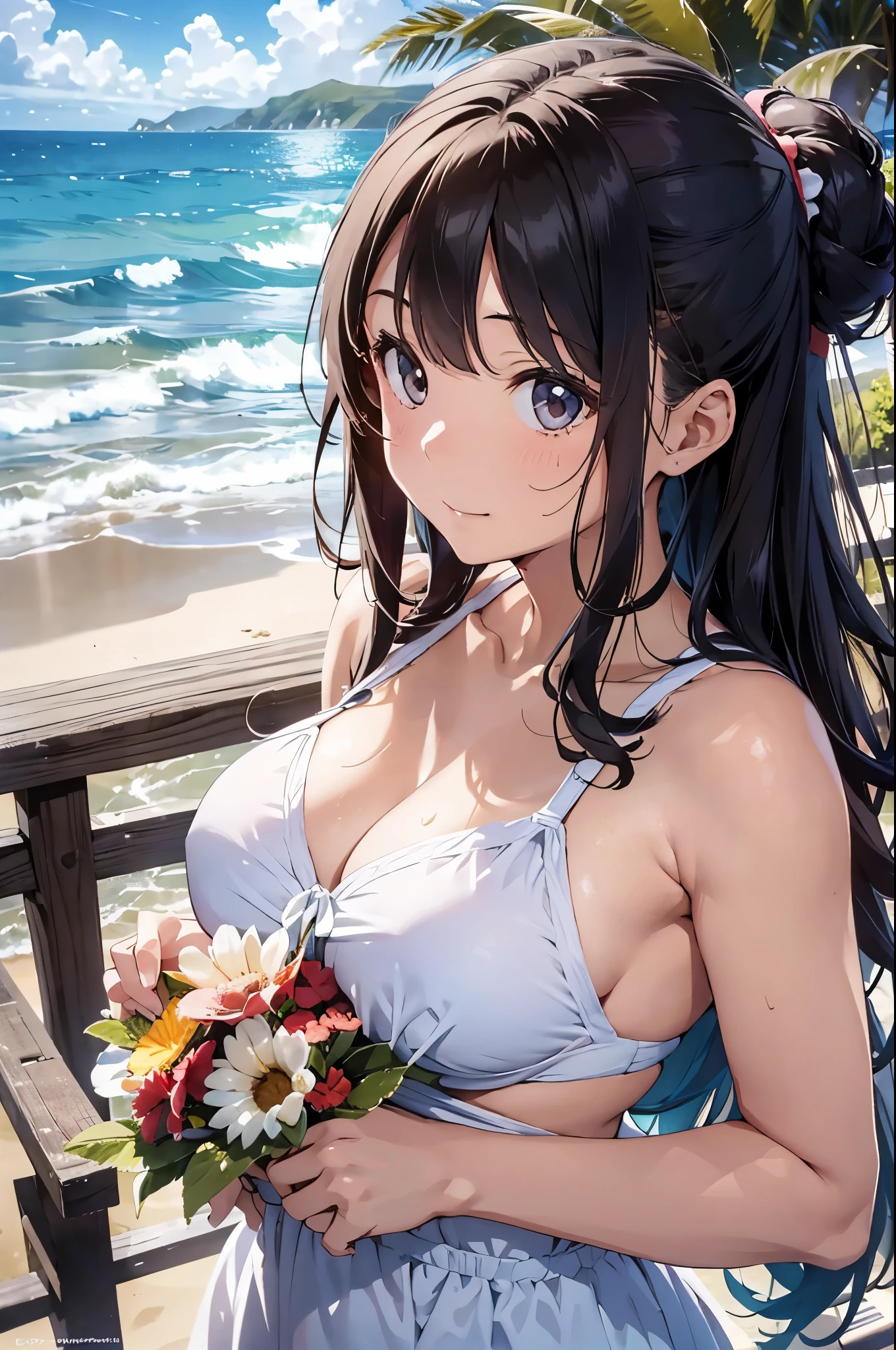 以下は2000文字of詳細なプロンプトです::
--- Very detailed, Realistic, high-resolution 4K image of a beautiful woman standing topless by the seaside. of woman is the main focus of the image, with every detail of her appearance meticulously depicted to emphasize her natural beauty and the artistic nature of the scene. She has been a long time, Flowing, Wavy hair cascading down the back, catching the sunlight and shimmering with natural highlights. 彼女of肌は日焼けしている, Give her health, Shining and contrasting beautifully with bright light, 彼女of後ろには澄み切った青空.
Her eyes are expressive and captivating, reflecting the joy and warmth of a perfect summer day. She is gentle, warm smile that exudes confidence and contentment, inviting viewers to share in the serene and blissful atmosphere of the seaside. Her facial features are soft and harmonious, 自然な優雅さが彼女of魅力をさらに引き立てる.
of woman is standing confidently topless, emphasizing her natural beauty and the of the summer beach setting. 彼女of姿勢はリラックスしていながらも落ち着いています, embodying a sense of ease and grace. 彼女of肩は少し後ろに引かれている, and her arms hang naturally at her sides, 彼女of姿勢of自然な美しさをさらに引き立てている. of focus on her toplessness is tasteful and artistic, ensuring that the image remains elegant and sophisticated.
of background of the image features a stunning seaside landscape, In the endless blue sky, ふわふわof白い雲が点在. of gentle waves of the ocean lap at the shore, creating a soothing and rhythmic backdrop that complements the tranquility of the scene. of sandy beach extends into the distance, with the golden grains of sand sparkling in the sunlight.
In the distance, a few beachgoers can be seen enjoying the sun and sea, Enhance the tranquil atmosphere. of overall atmosphere of the image is bright, warm, and summery, 喜びof気持ちを呼び起こす, relaxation, and . of