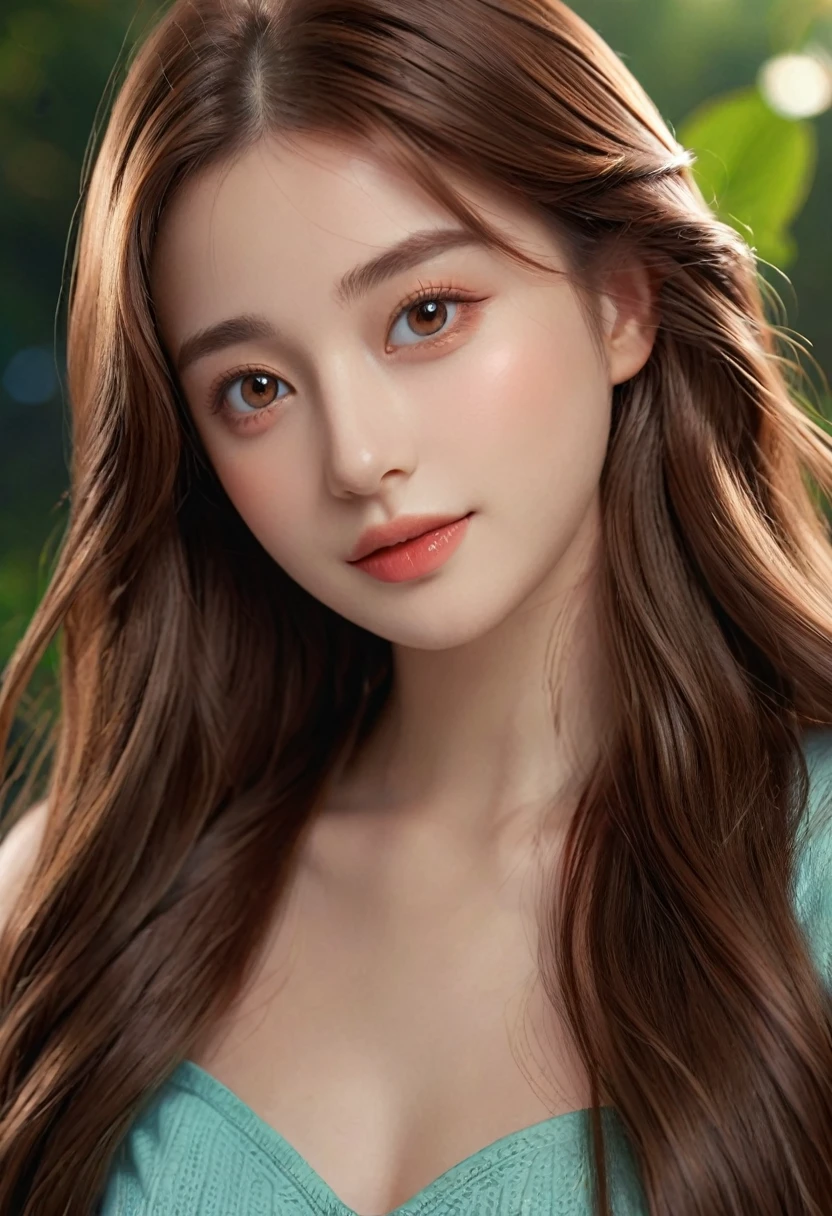 (character,20-year-old girl,adventurous fairy,beautiful,happy,brown hair,long hair),(best quality,4k,8k,highres,masterpiece:1.2),ultra-detailed,(realistic,photorealistic,photo-realistic:1.37),fantasy,portrait,vibrant colors,soft lighting,detailed face,detailed eyes,detailed lips,detailed skin,detailed clothes,detailed accessories,detailed background,cinematic,dramatic lighting,magical,whimsical