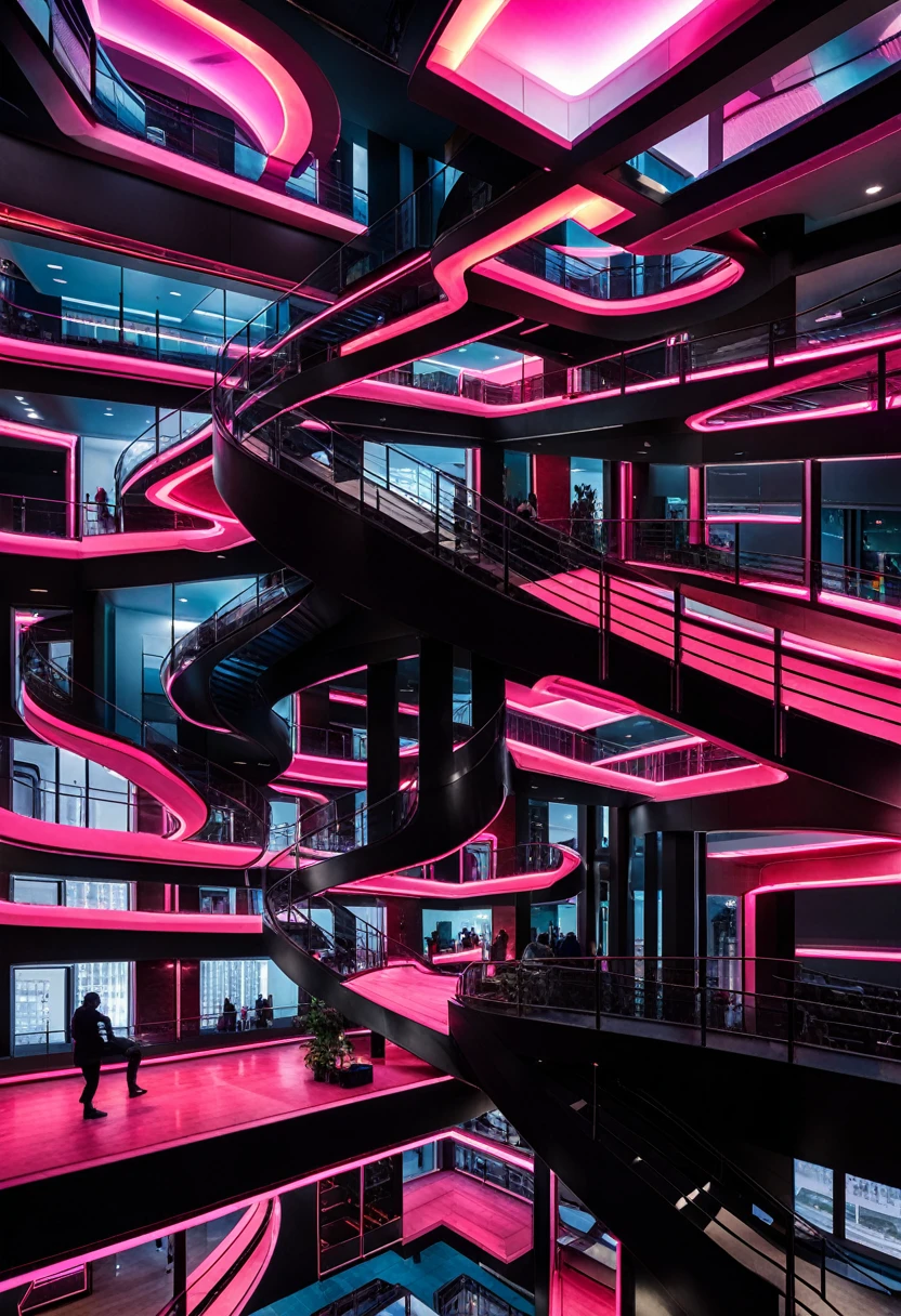 A living space in Cyber City that Earthlings have never seen before.、Pink Taste、Floating and playing、Too much fun space