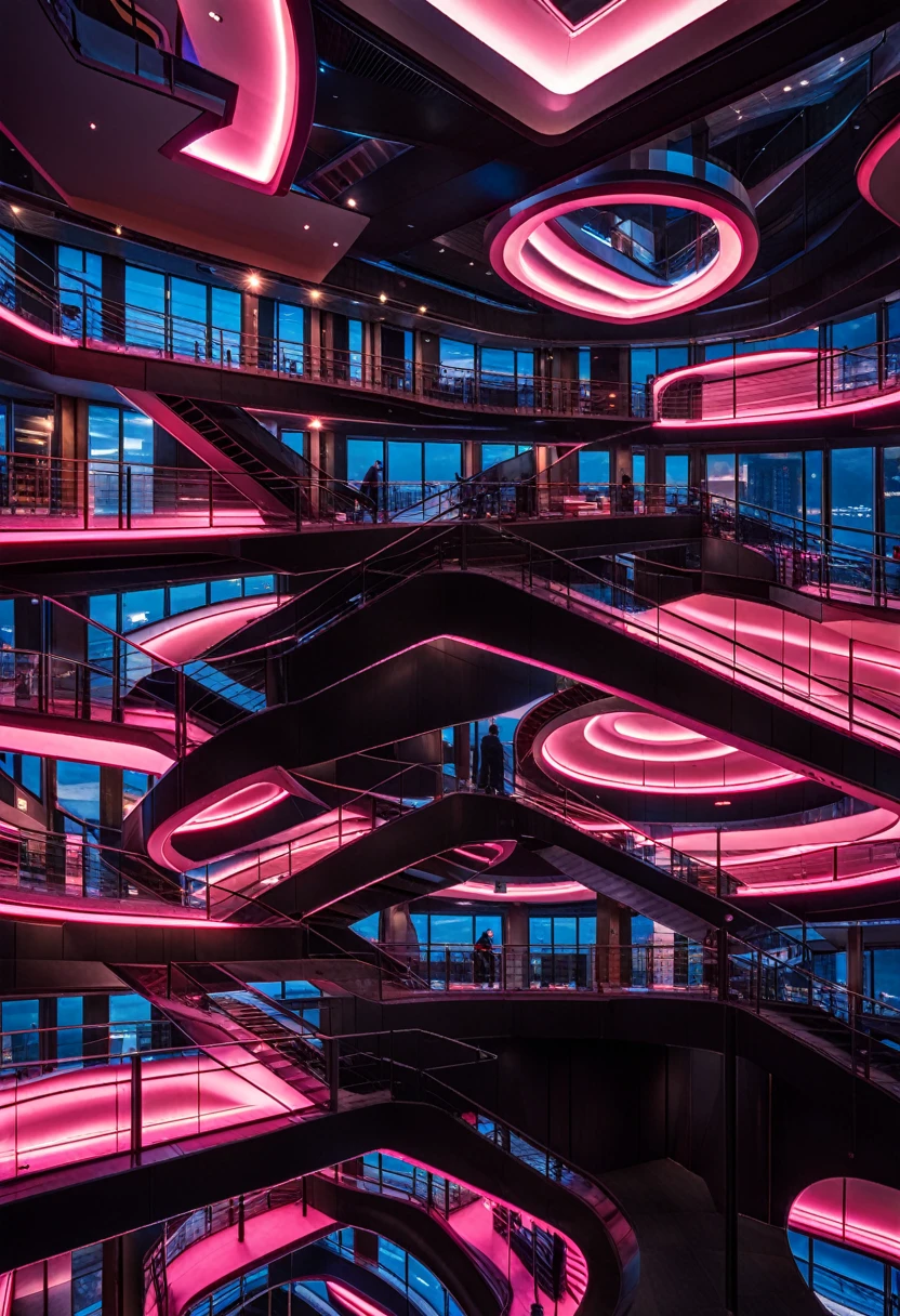 A living space in Cyber City that Earthlings have never seen before、Blue Taste、Floating and playing、Too much fun space