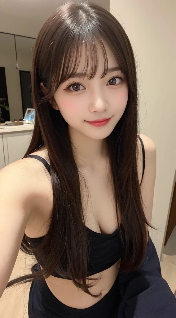 Tabletop, Highest quality, shape, Very detailed, finely, High resolution, 8k wallpaper, 完璧なダイナミックな構shape, Beautiful and exquisite,ランダムなcute髪,,Natural color lip, 20-year-old girl、cute、Always blur the background,Perfect and beautiful face,Slim face and figure,Big eyes、Putting on gal makeup,Small face,smile,Blurred Background,Elegant feminine face、Change pose randomly、Randomly change the shooting angle and position、smile、Top to bottom々Shoot from the right angle and direction、Real Photo、Raw photo、Real human skin,finely描かれた肌:1,4、Normal anatomy