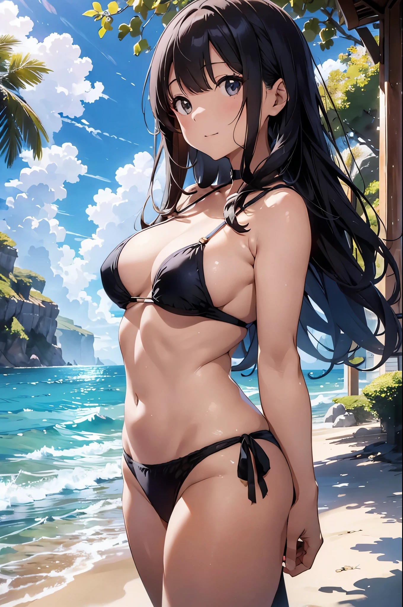 以下は2000文字of詳細なプロンプトです::
--- Very detailed, Realistic, high-resolution 4K image of a beautiful woman standing topless by the seaside. of woman is the main focus of the image, with every detail of her appearance meticulously depicted to emphasize her natural beauty and the artistic nature of the scene. She has been a long time, Flowing, Wavy hair cascading down the back, catching the sunlight and shimmering with natural highlights. 彼女of肌は日焼けしている, Give her health, Shining and contrasting beautifully with bright light, 彼女of後ろには澄み切った青空.
Her eyes are expressive and captivating, reflecting the joy and warmth of a perfect summer day. She is gentle, warm smile that exudes confidence and contentment, inviting viewers to share in the serene and blissful atmosphere of the seaside. Her facial features are soft and harmonious, 自然な優雅さが彼女of魅力をさらに引き立てる.
of woman is standing confidently topless, emphasizing her natural beauty and the of the summer beach setting. 彼女of姿勢はリラックスしていながらも落ち着いています, embodying a sense of ease and grace. 彼女of肩は少し後ろに引かれている, and her arms hang naturally at her sides, 彼女of姿勢of自然な美しさをさらに引き立てている. of focus on her toplessness is tasteful and artistic, ensuring that the image remains elegant and sophisticated.
of background of the image features a stunning seaside landscape, In the endless blue sky, ふわふわof白い雲が点在. of gentle waves of the ocean lap at the shore, creating a soothing and rhythmic backdrop that complements the tranquility of the scene. of sandy beach extends into the distance, with the golden grains of sand sparkling in the sunlight.
In the distance, a few beachgoers can be seen enjoying the sun and sea, Enhance the tranquil atmosphere. of overall atmosphere of the image is bright, warm, and summery, 喜びof気持ちを呼び起こす, relaxation, and . of