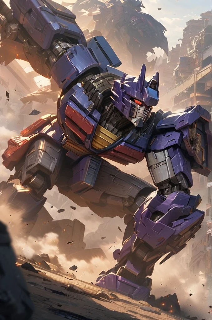 ((Best quality)), ((masterpiece)), (detailed), transformers, megatron, dragon.