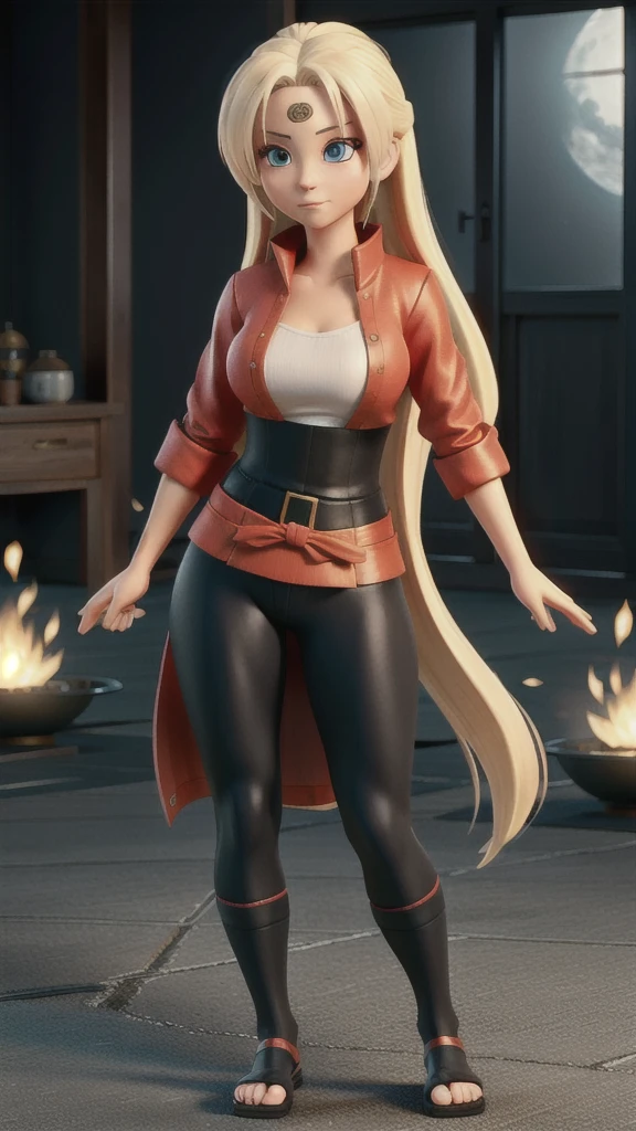Tsunade,a ninja woman at naruto,
