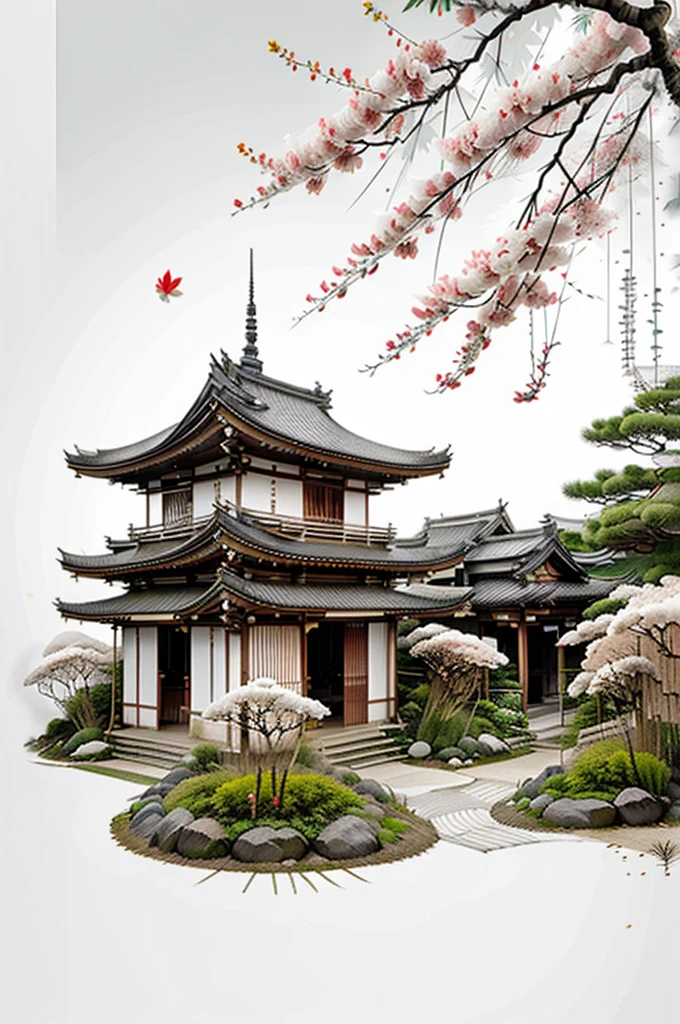 White background

Illustration of high-class Japanese flower fields



Along with the flower fields, bamboo bushes and bamboo leaves, the traditional Japanese streets are designed to slip between and between


Tasteful, Japanese-style design


chic and modern design
monotone


The background is white