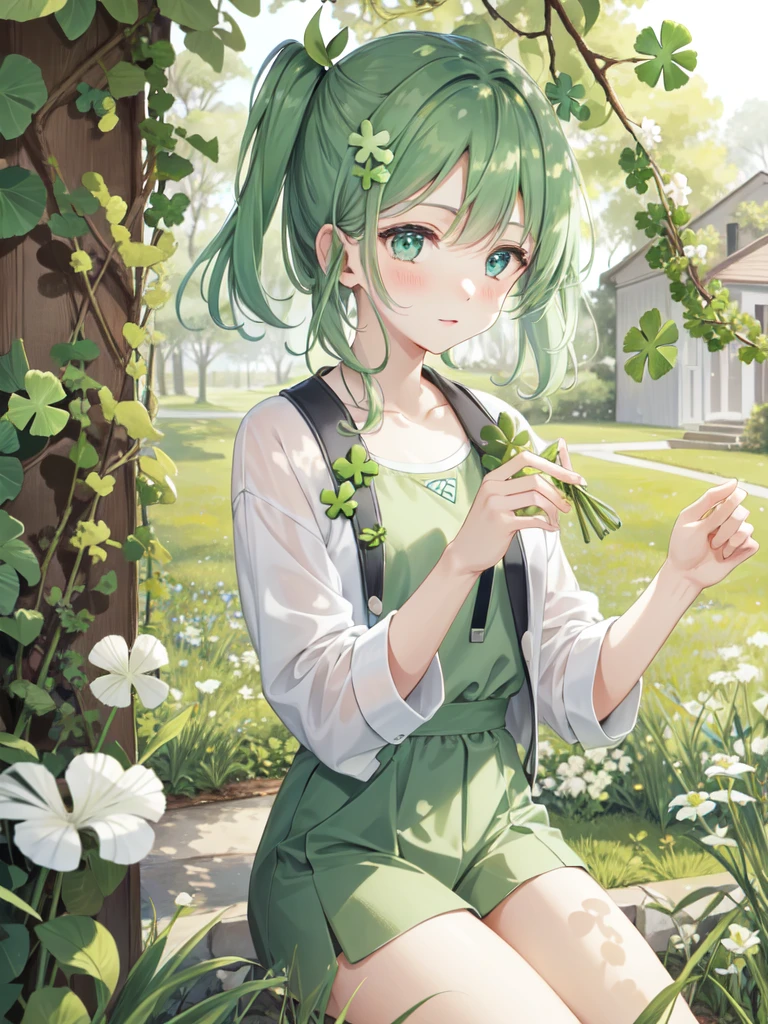 Fresh and green, symbolizing spring's arrival, with clovers and a nature-inspired palette.