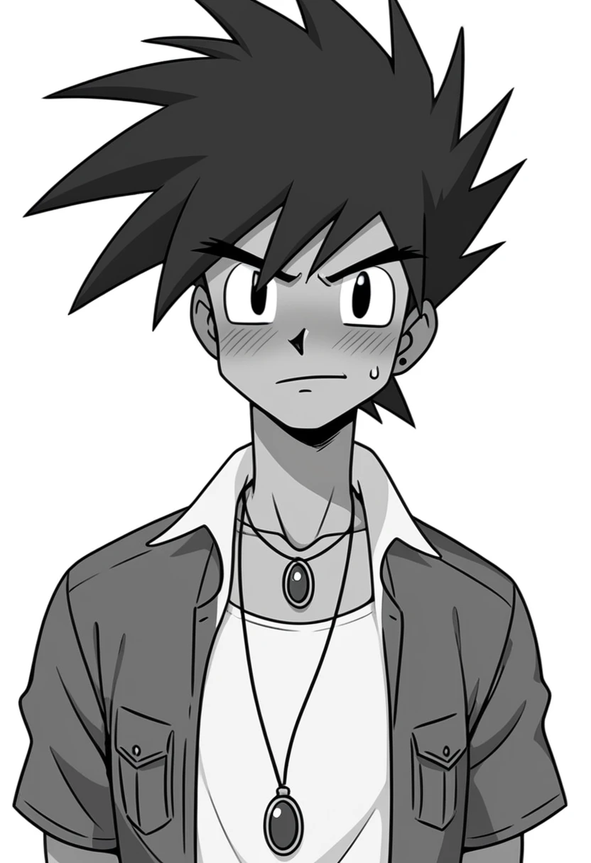 gary oak wearing sinnohoutfit