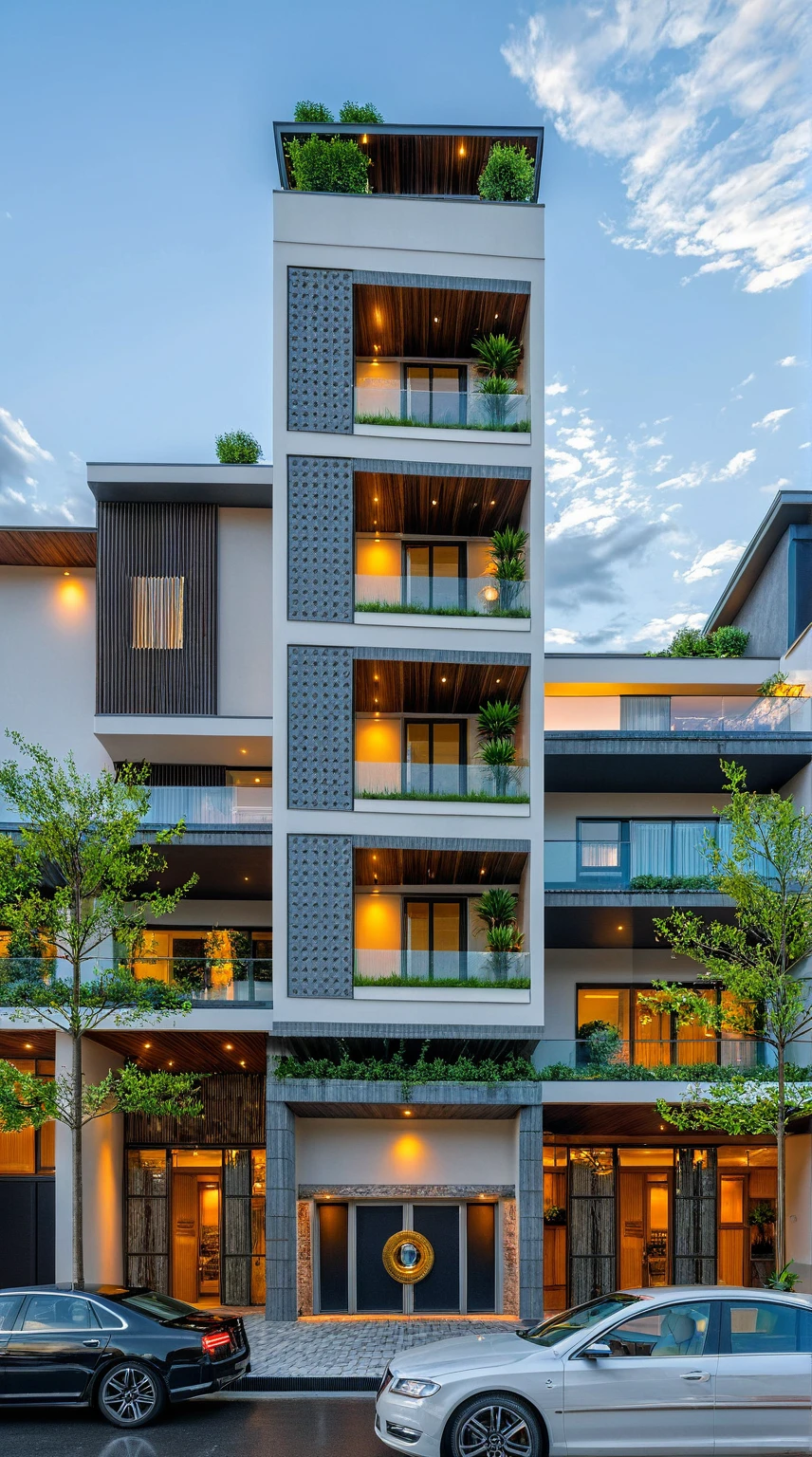 Masterpiece, high quality, best quality, authentic, super detail, outdoors, onestoreyvillaXL, aiaigroup, house style modern on the street ,stairs, white wall ,road,pavement, grass, trees, sky, cloud, (daylight:1.1)
