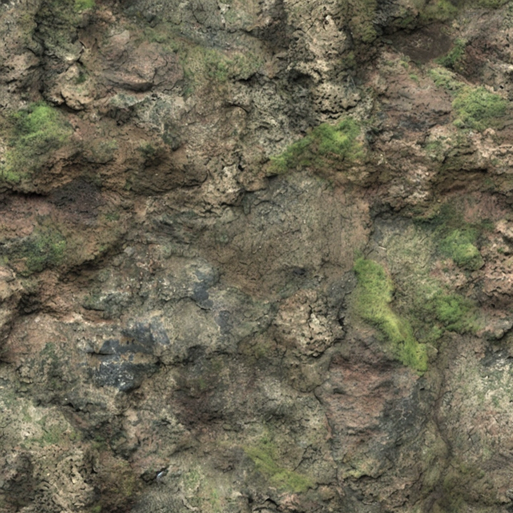 cliff, dirt and moss, high resolution texture, tileable texture, hd detailed texture, texture map, seamless game texture, game texture, Seamless texture, Detailed terrain texture, photorealistic texture, Texture Megascans, Extremely detailed rocky cliff, 4k Seamless cliff texture