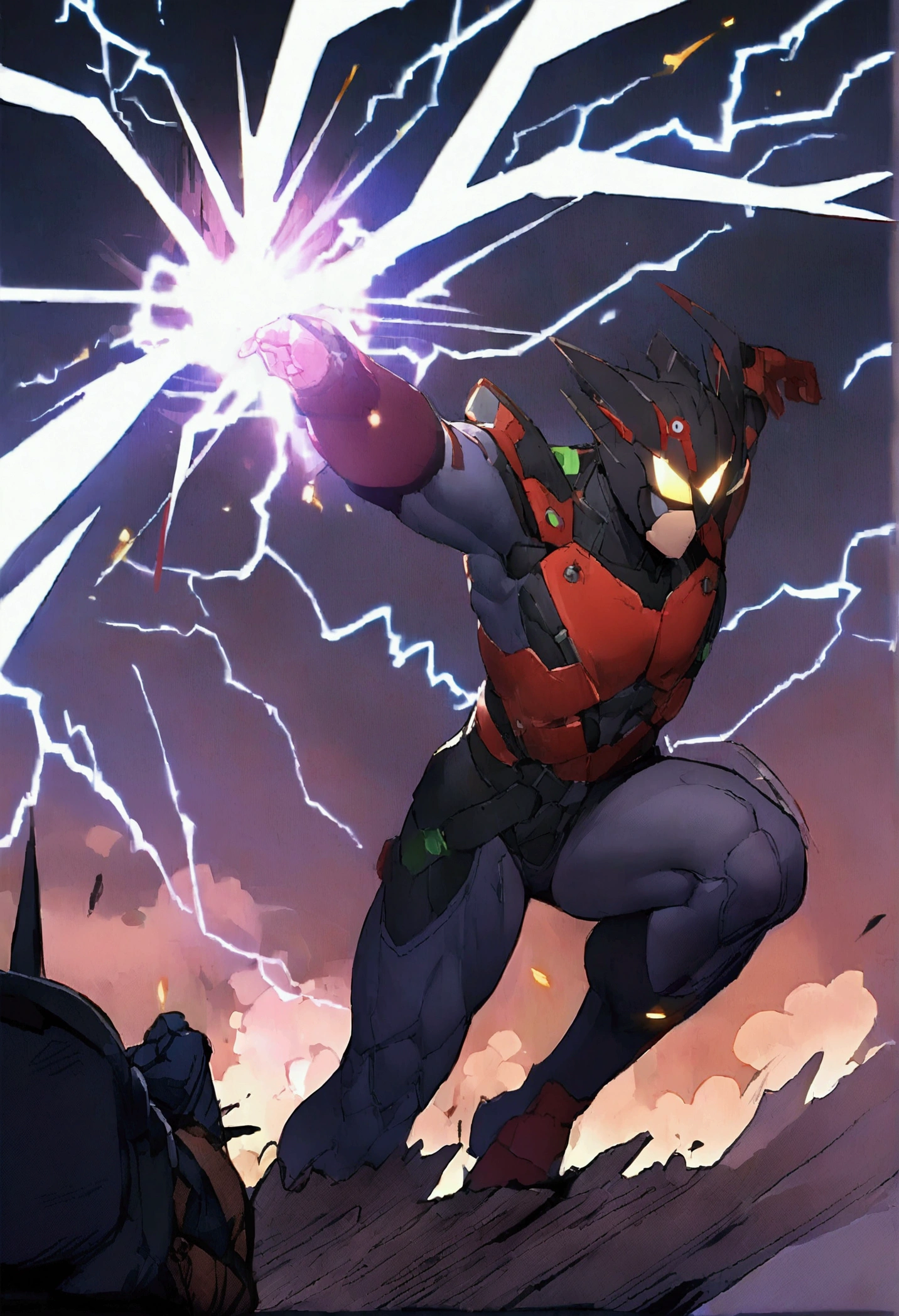 masterpiece, Blitz,Bursting thunder,Slashing,飛ぶSlashing,Lightning Control